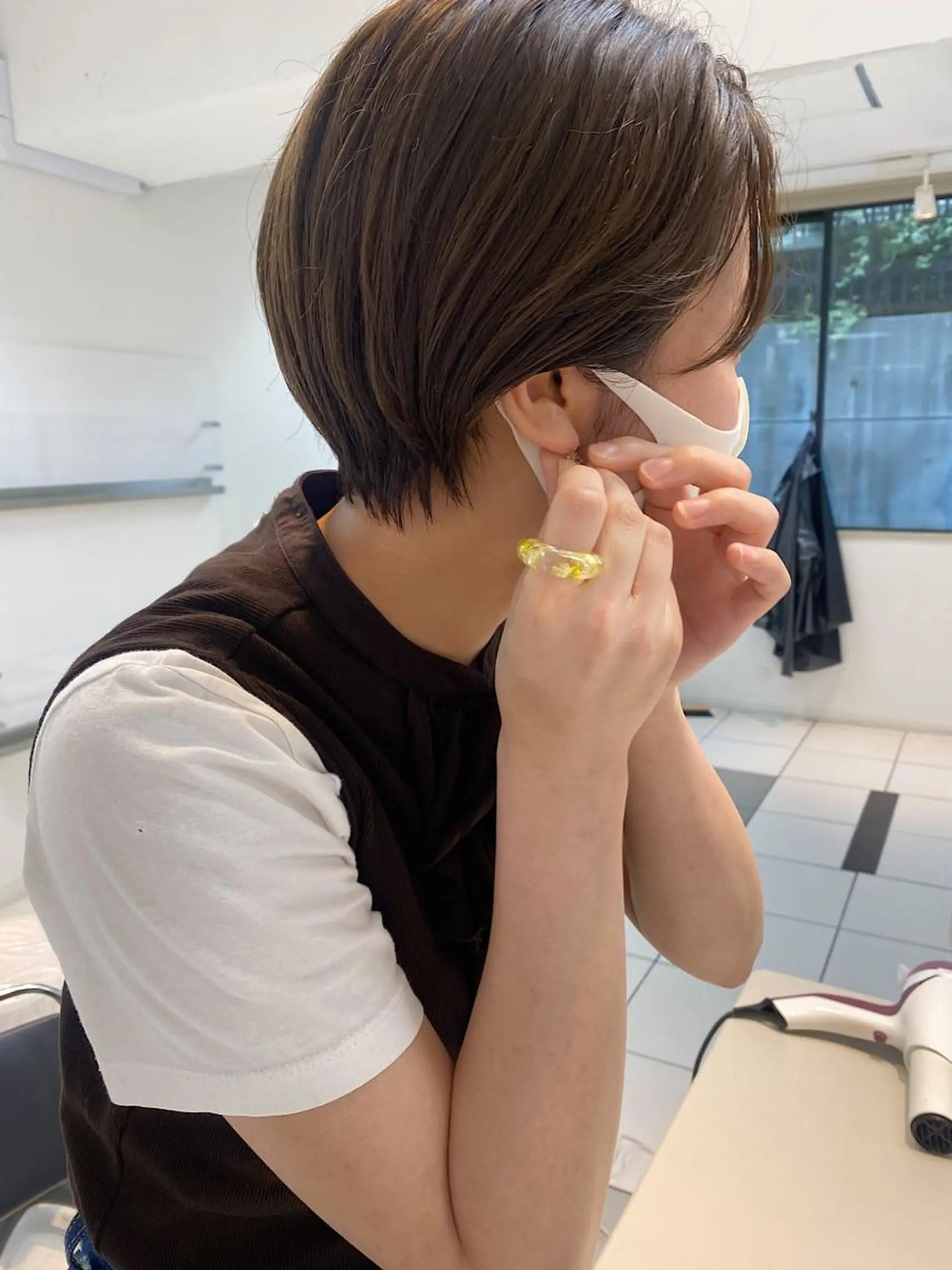 ショート カラー Pros所属・🌙nana/ボブ /酸性ストレート🌙のヘアスタイル