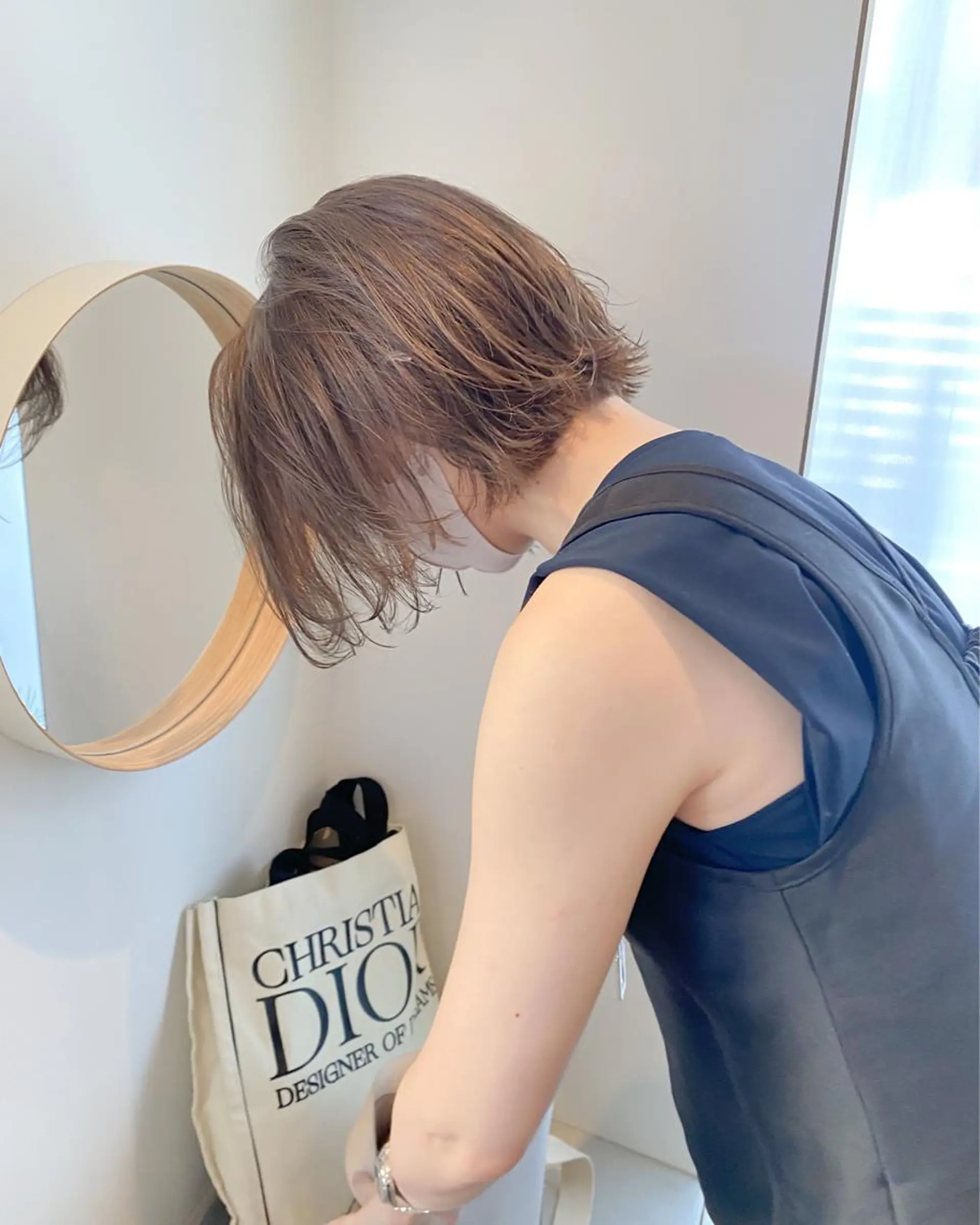 ショート カラー ヘアアレンジ Nancy所属・束感まつげ❤︎ あみのマツエク・マツパデザイン