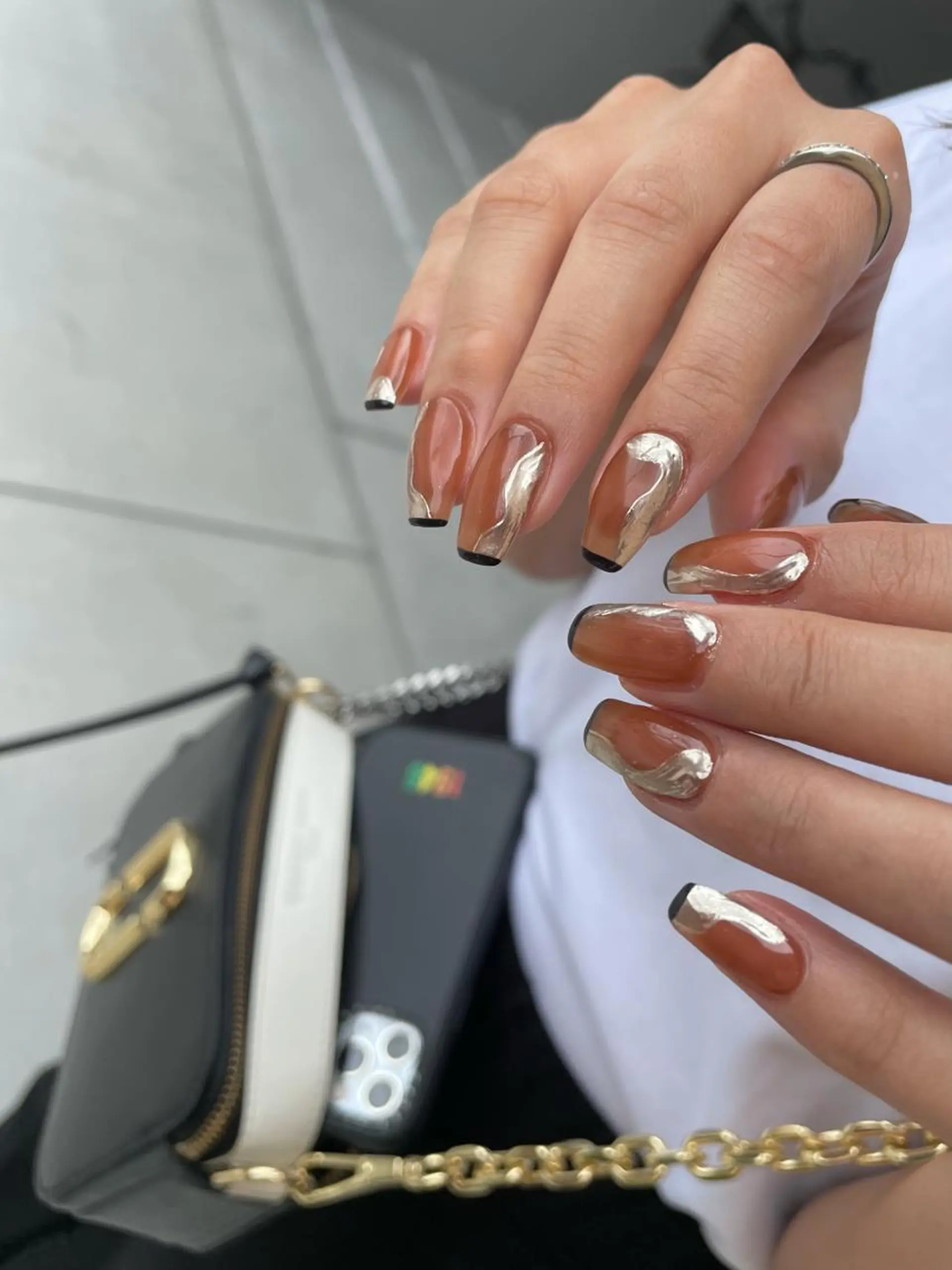 ロング カラー ヘアアレンジ キッズ ネイル マツエク・マツパ 福田 加奈のネイルデザイン