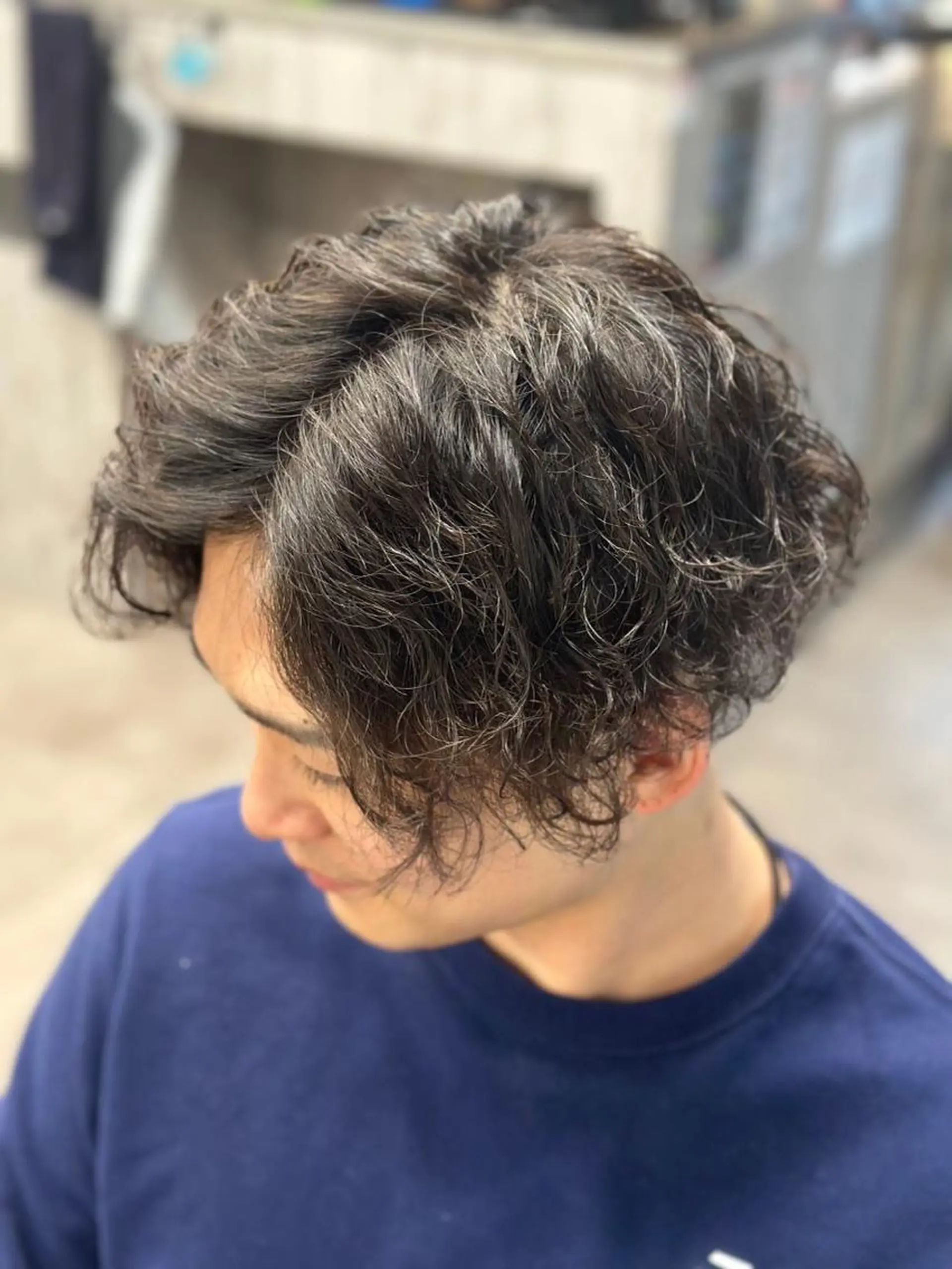 ミディアム ミディアムパーマ “3".BARBER’s所属・💈BARBER💈 谷口　大喜のヘアスタイル