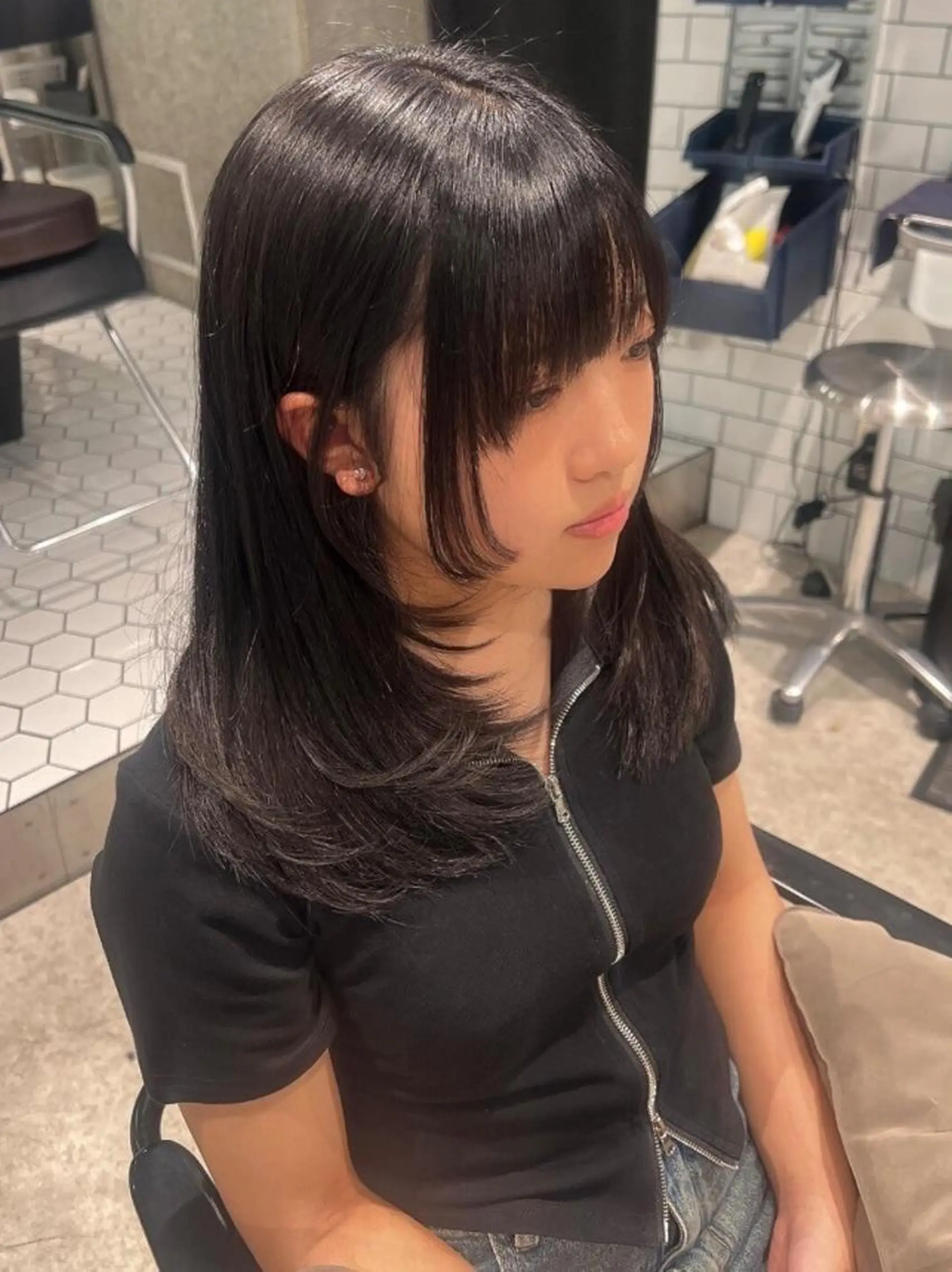 セミロング hairstudio Chao 🌈💖のヘアスタイル