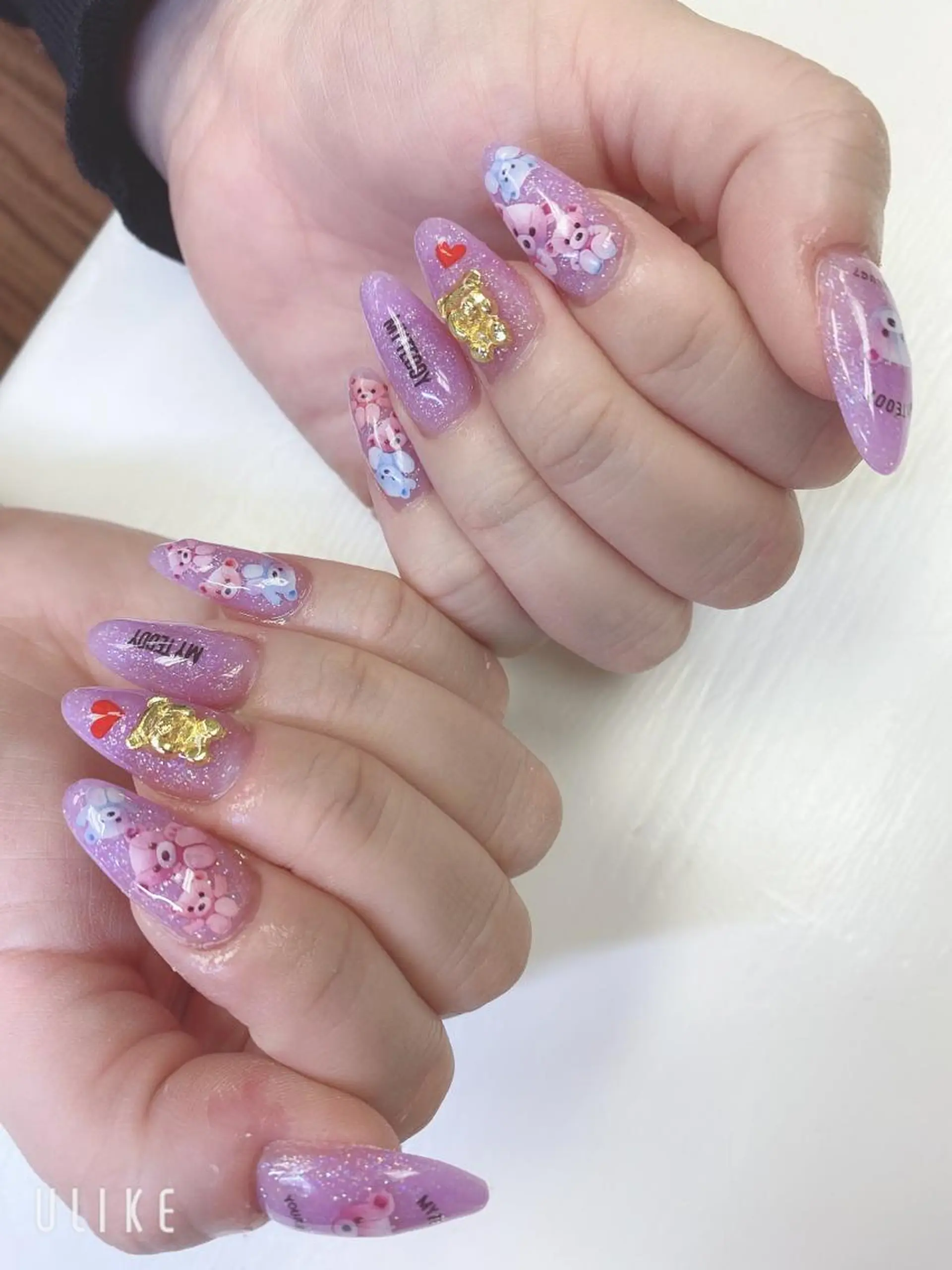 セミロング ハンドネイル JNA認定講師🌸 RIEのネイルデザイン