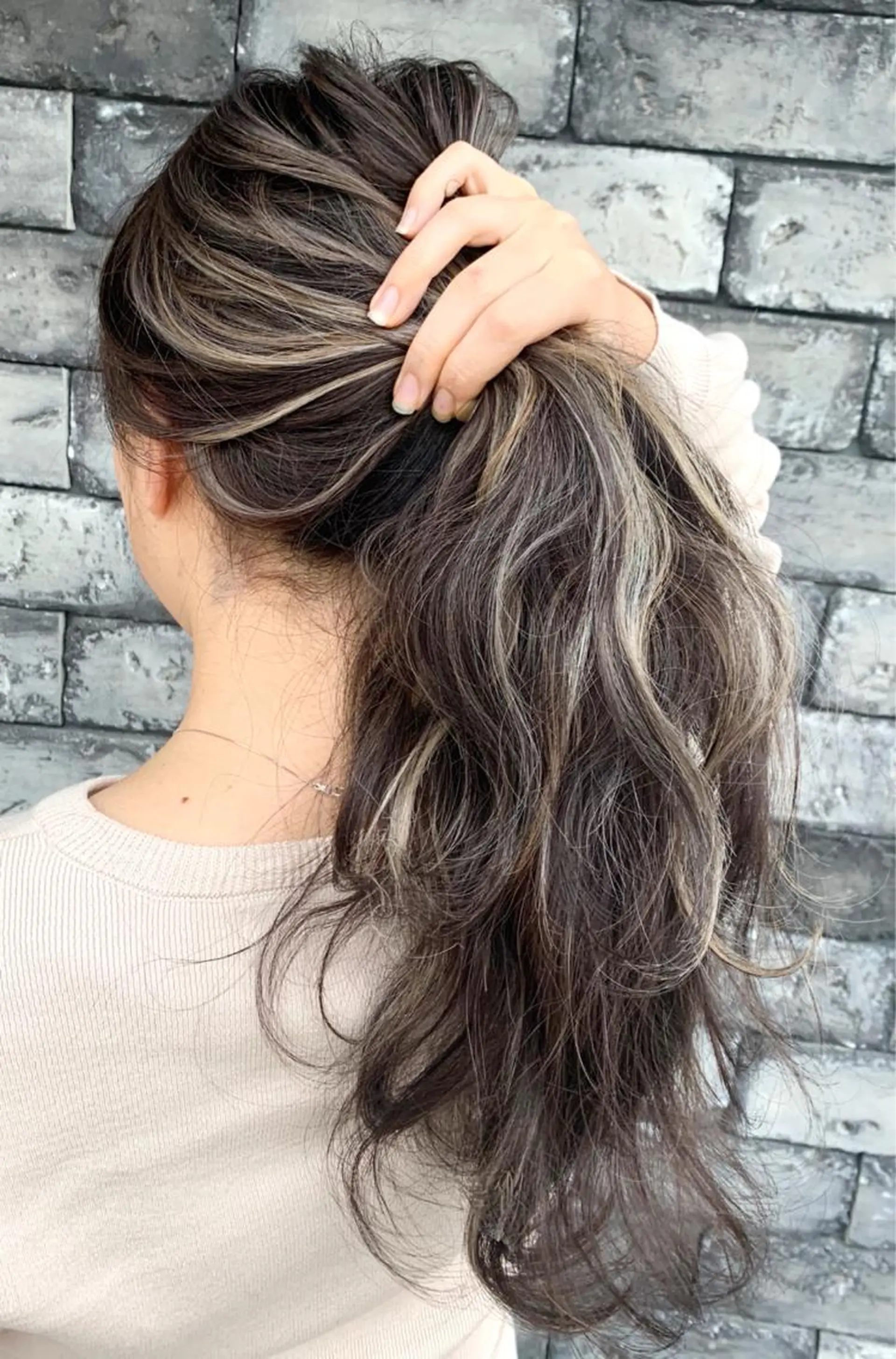 セミロング 3Dハイライト ハイライト カット ヘアカラー トリートメント ヘアセット ❤️千葉県代表❤️ 店長❤️柿本翔一朗のヘアスタイル