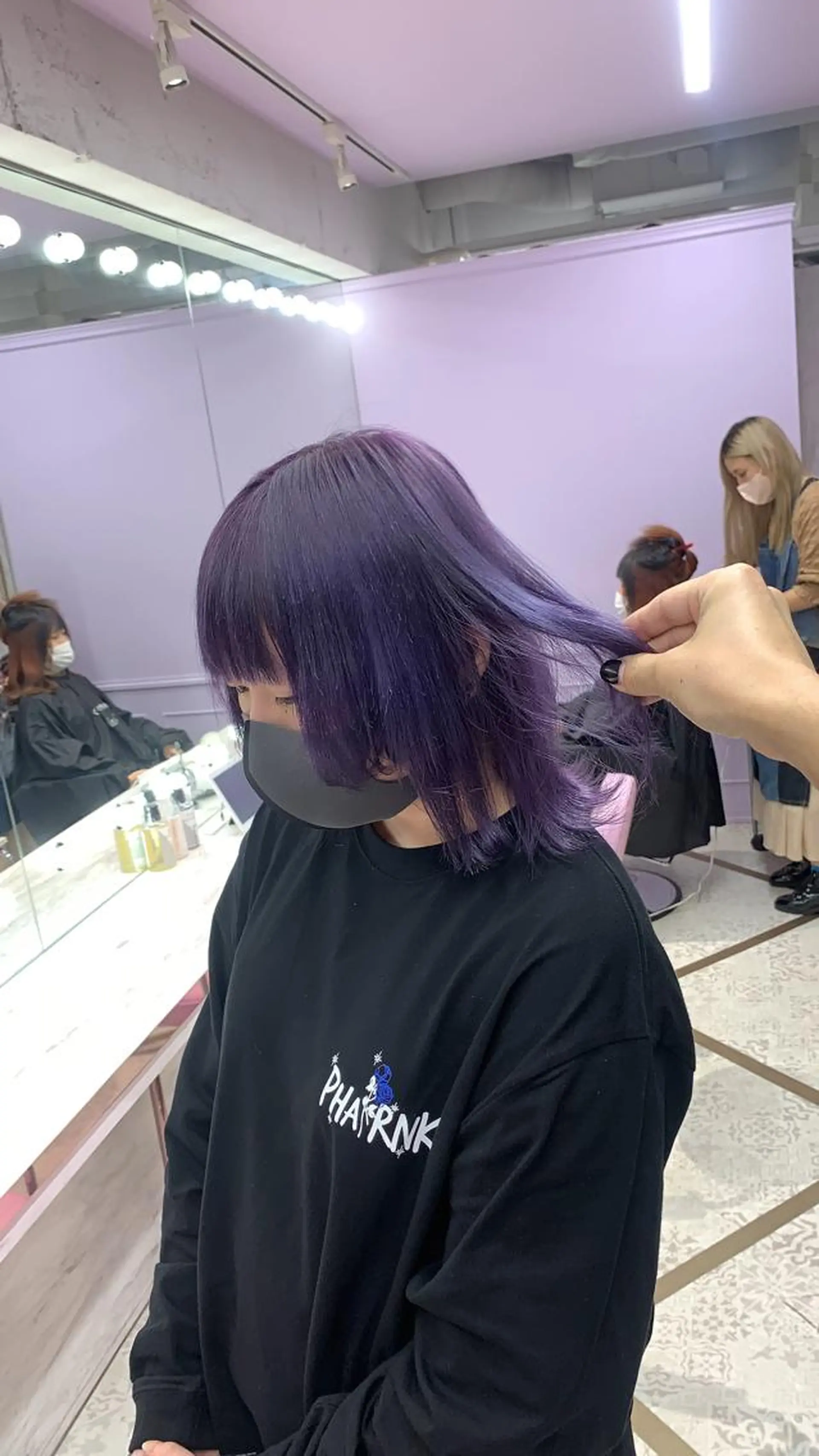 ミディアム L STUDIO心斎橋店所属・派手髪支持率No1 Eisukeのヘアスタイル