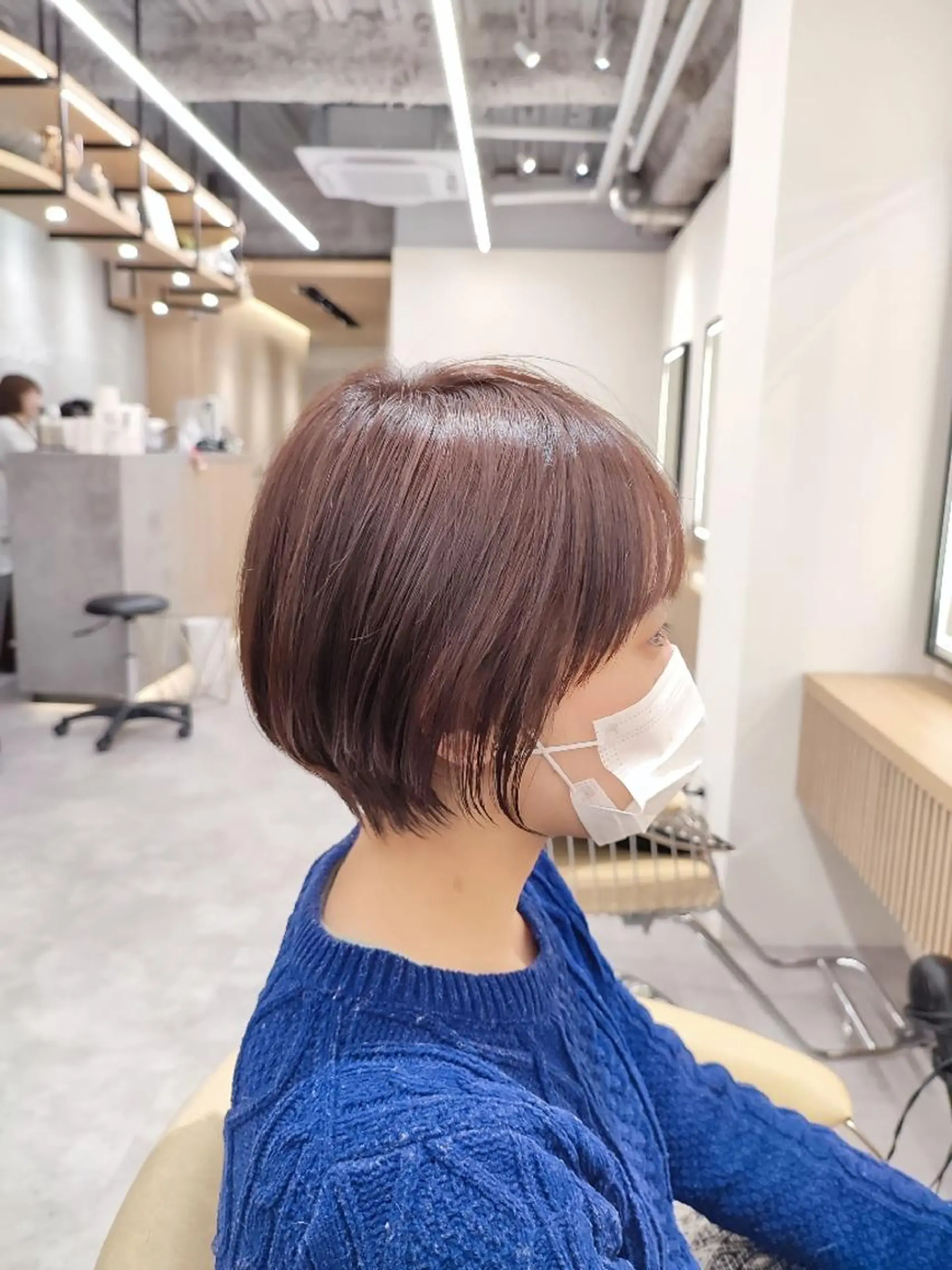 ショート ショートヘア 【似合わせ・レイヤー ・パーマ】海気のヘアスタイル