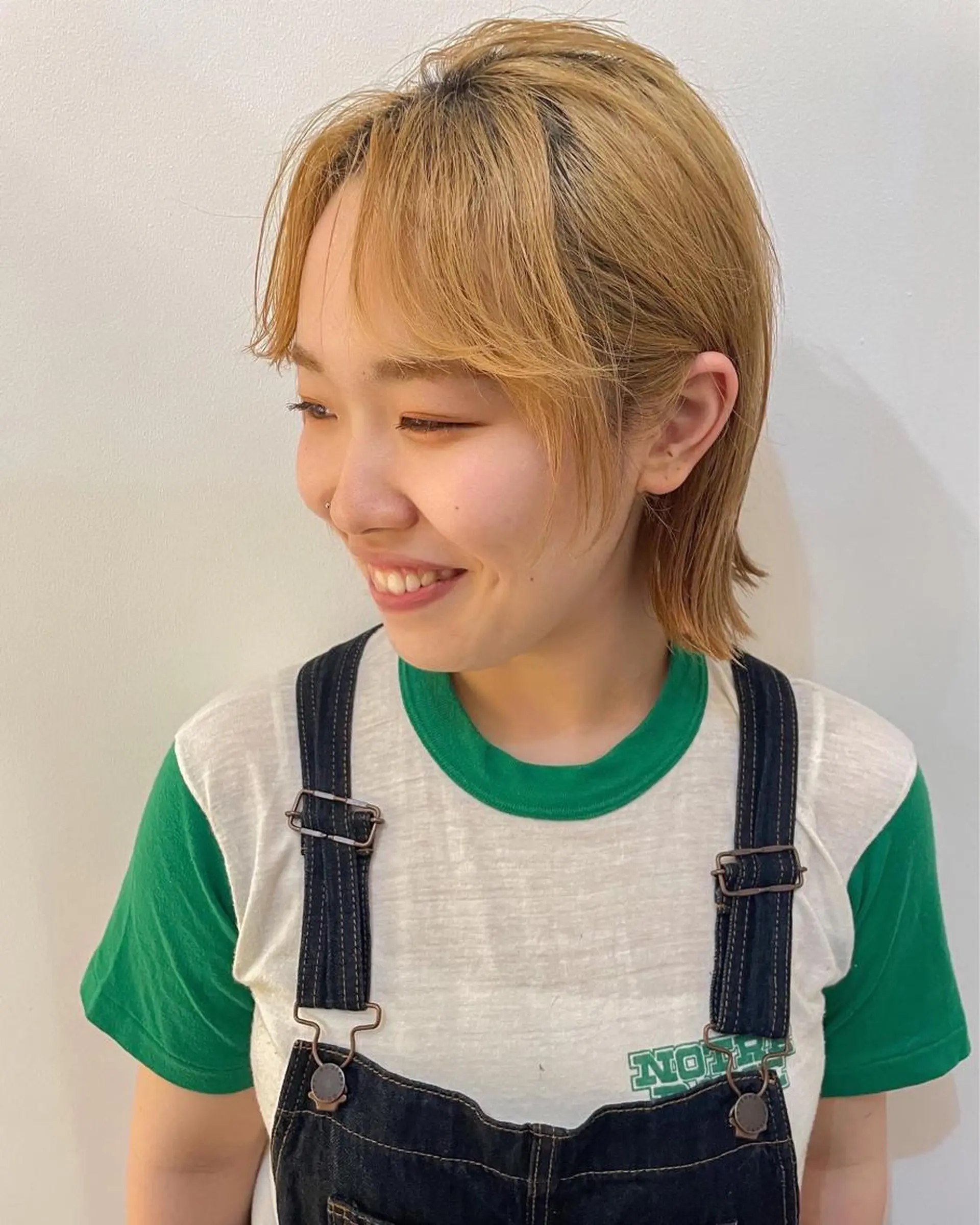 ショート カラー ボブ ブリーチ/miinaのヘアスタイル