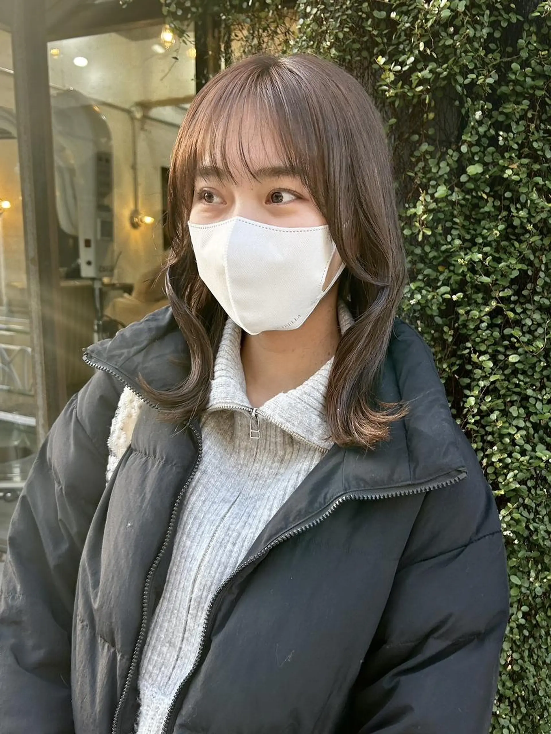 カラー セミロング カット ヘアカラー パーマ トリートメント 🌼U24 ヘアデザインラボのヘアスタイル