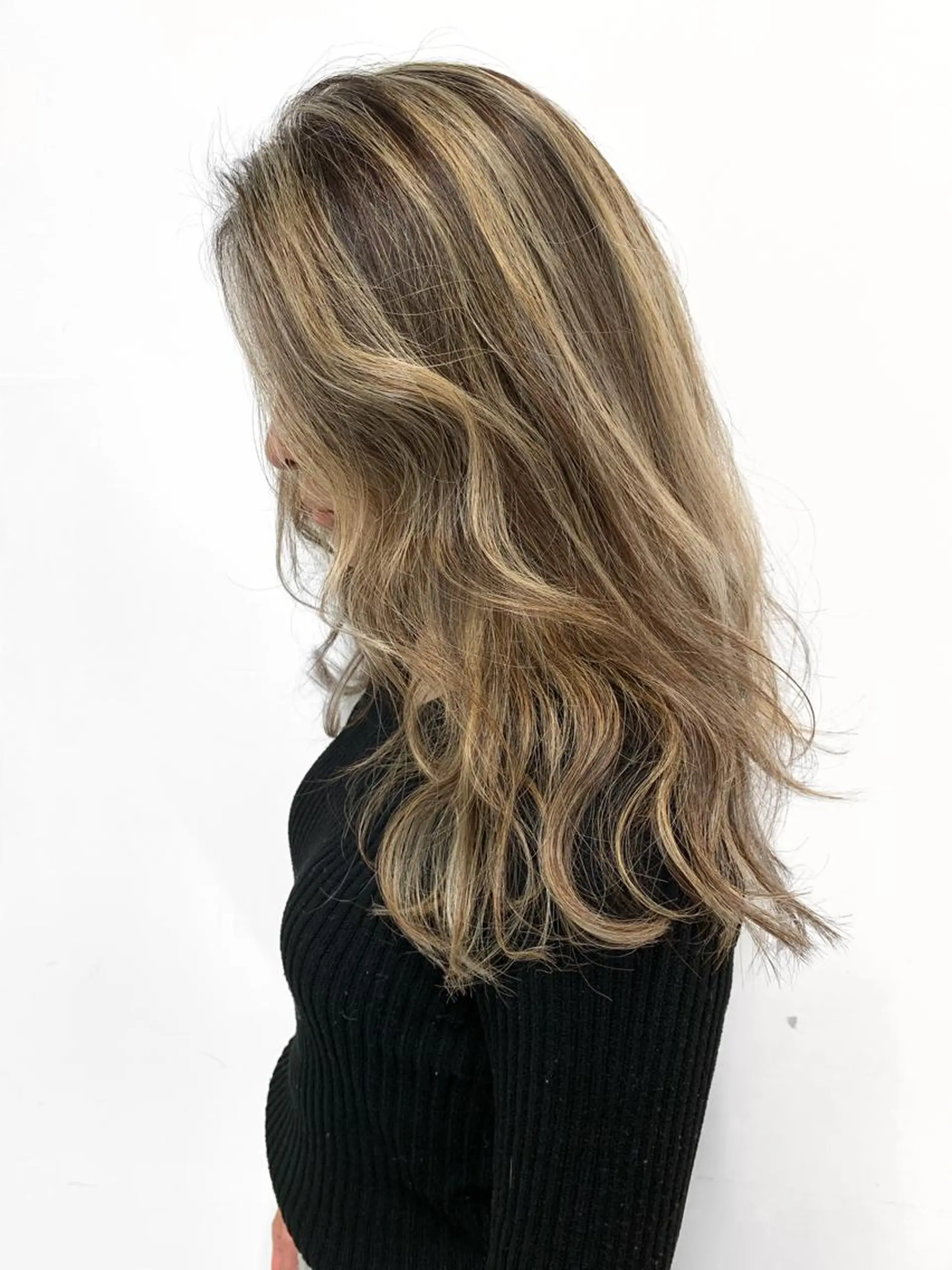 セミロング 外国人風カラー ハイライト 🌿海外Style・ KOHEIのヘアスタイル