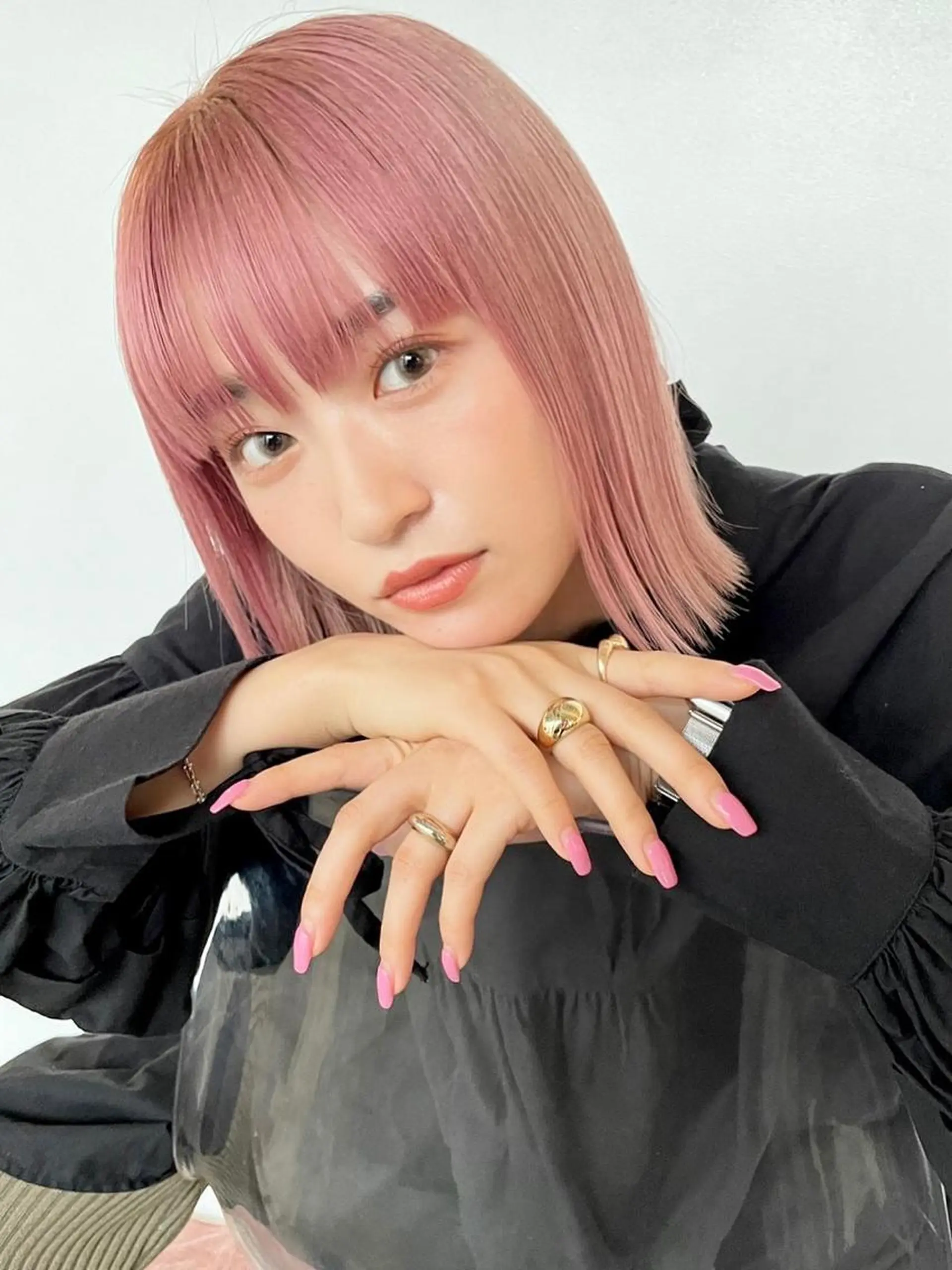 ミディアム カット ヘアカラー トリートメント 🌈game🌈 下北沢店のヘアスタイル