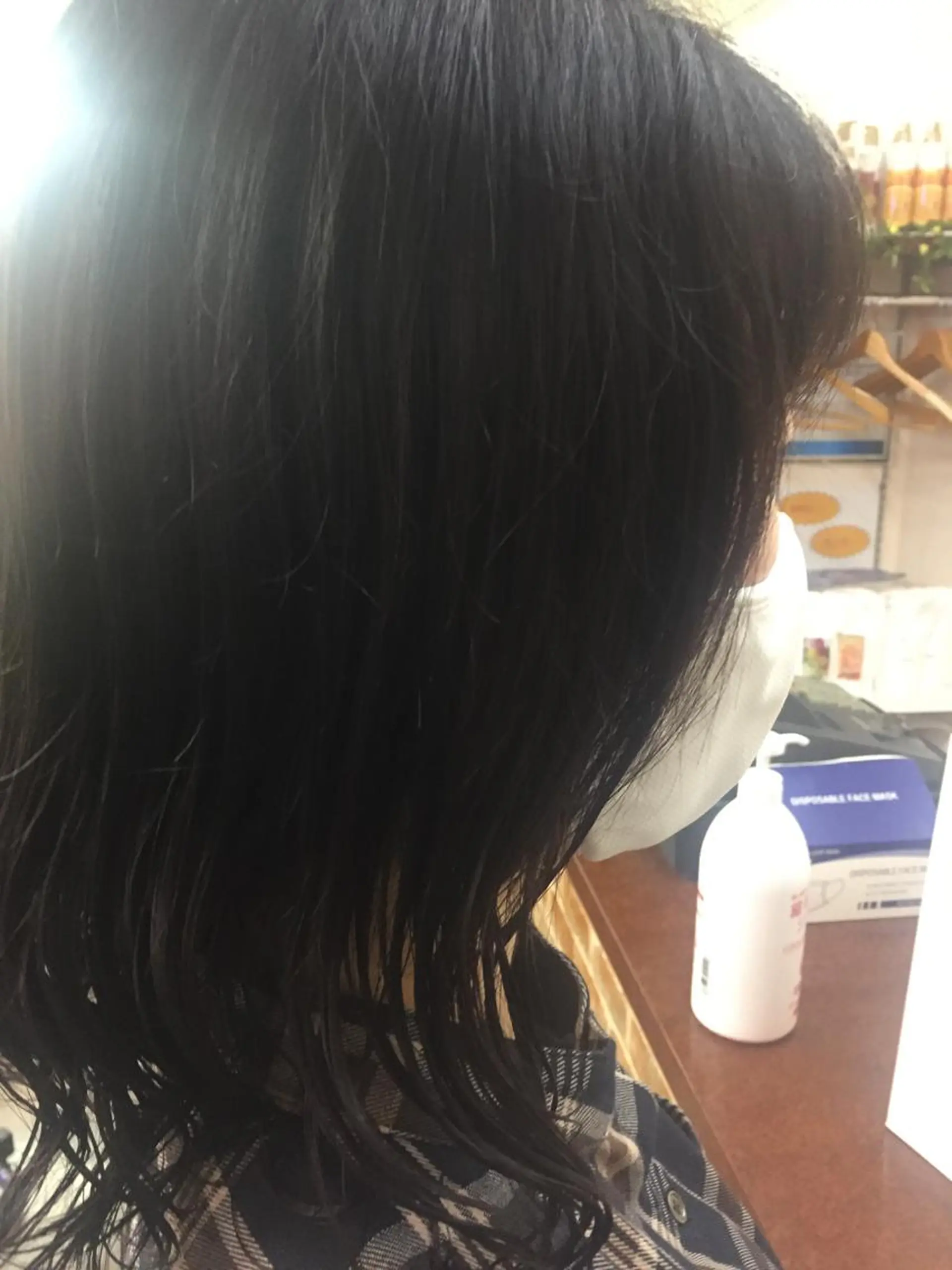 ミディアム カラー パーマ 桧山 真のヘアスタイル