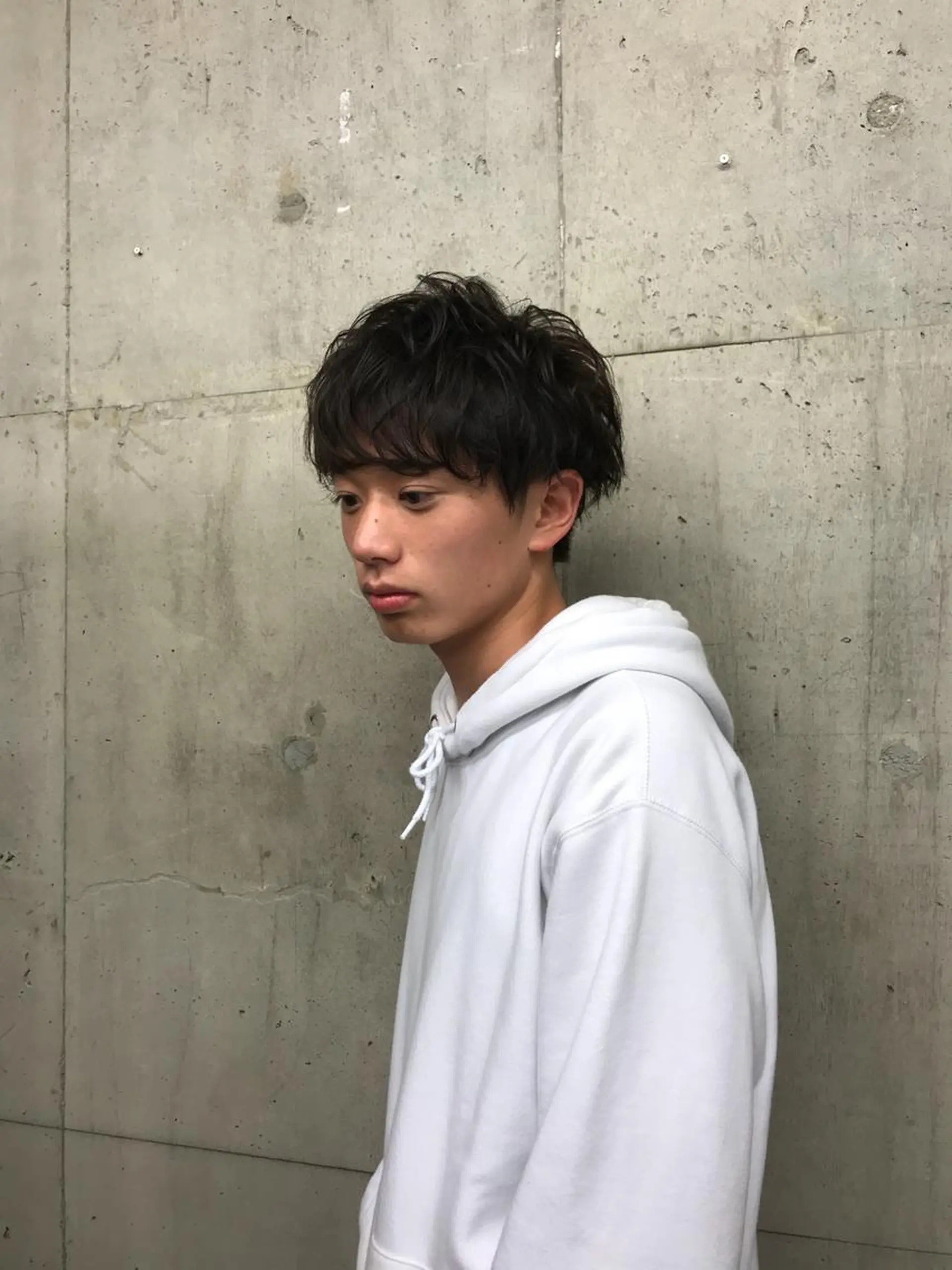 ショート カラー パーマ メンズ JUNES 原宿所属・谷口 佑介のヘアスタイル