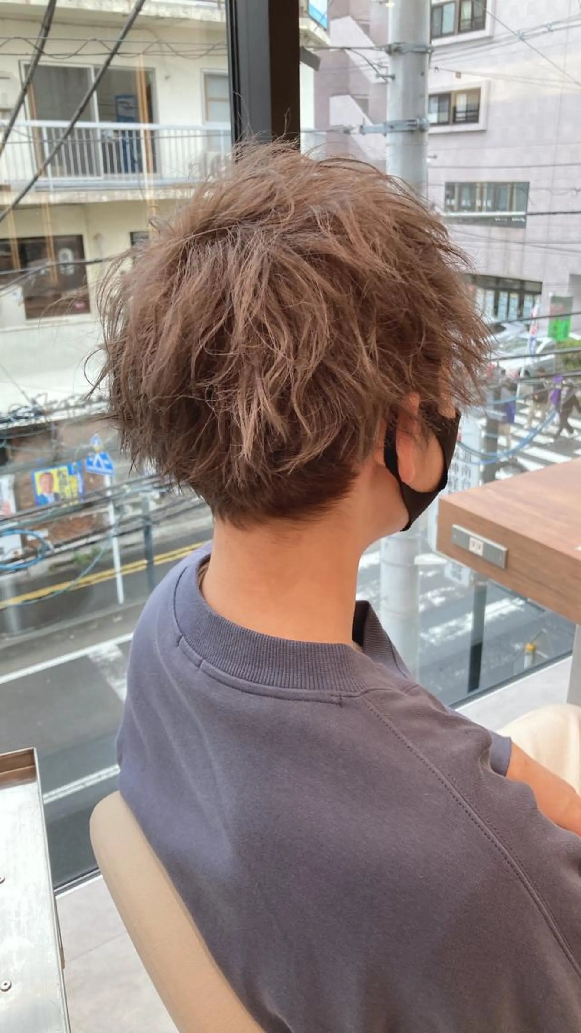 カラー メンズ 一ノ瀬 蘭のヘアスタイル