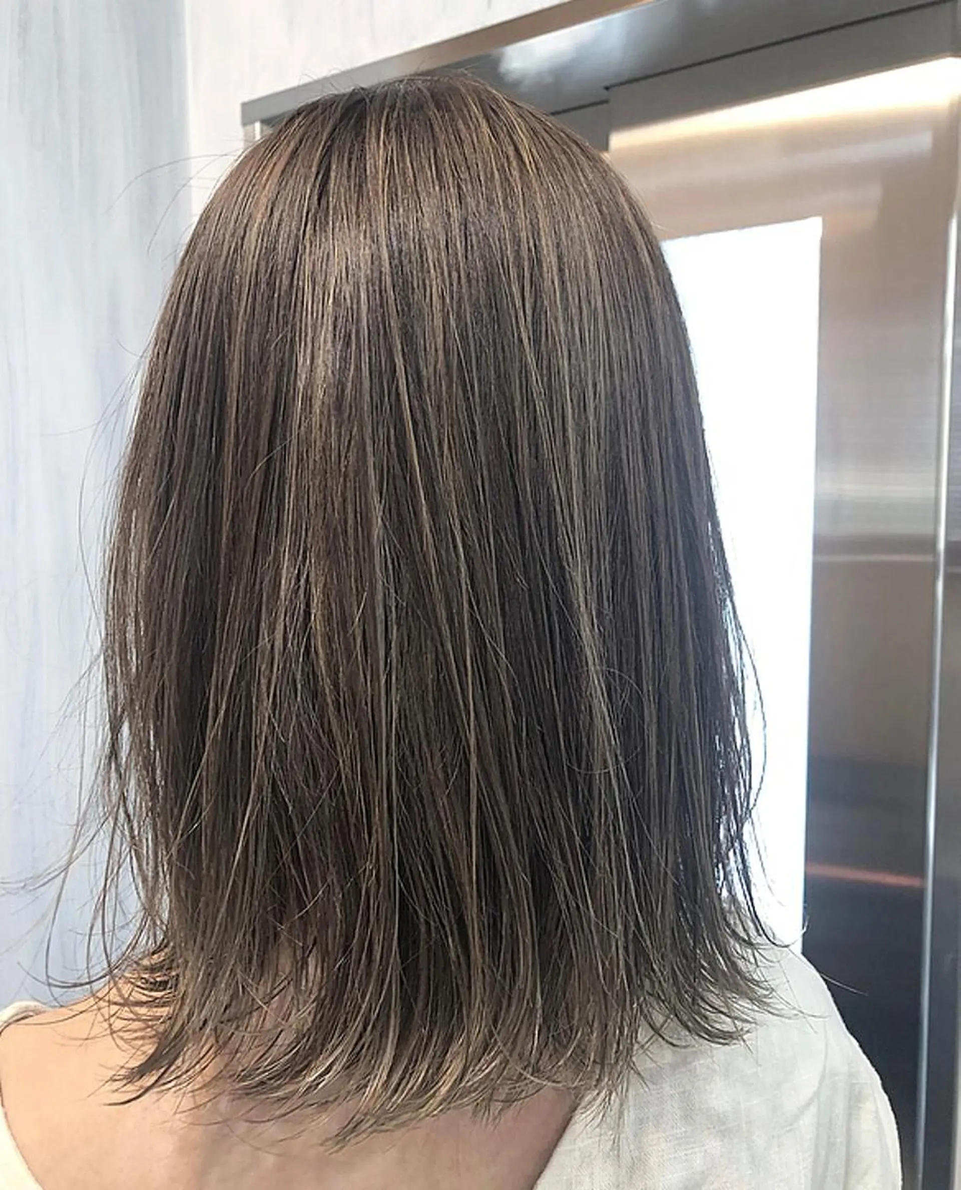 セミロング ハイライト 🌼たけや みのり🌿のヘアスタイル