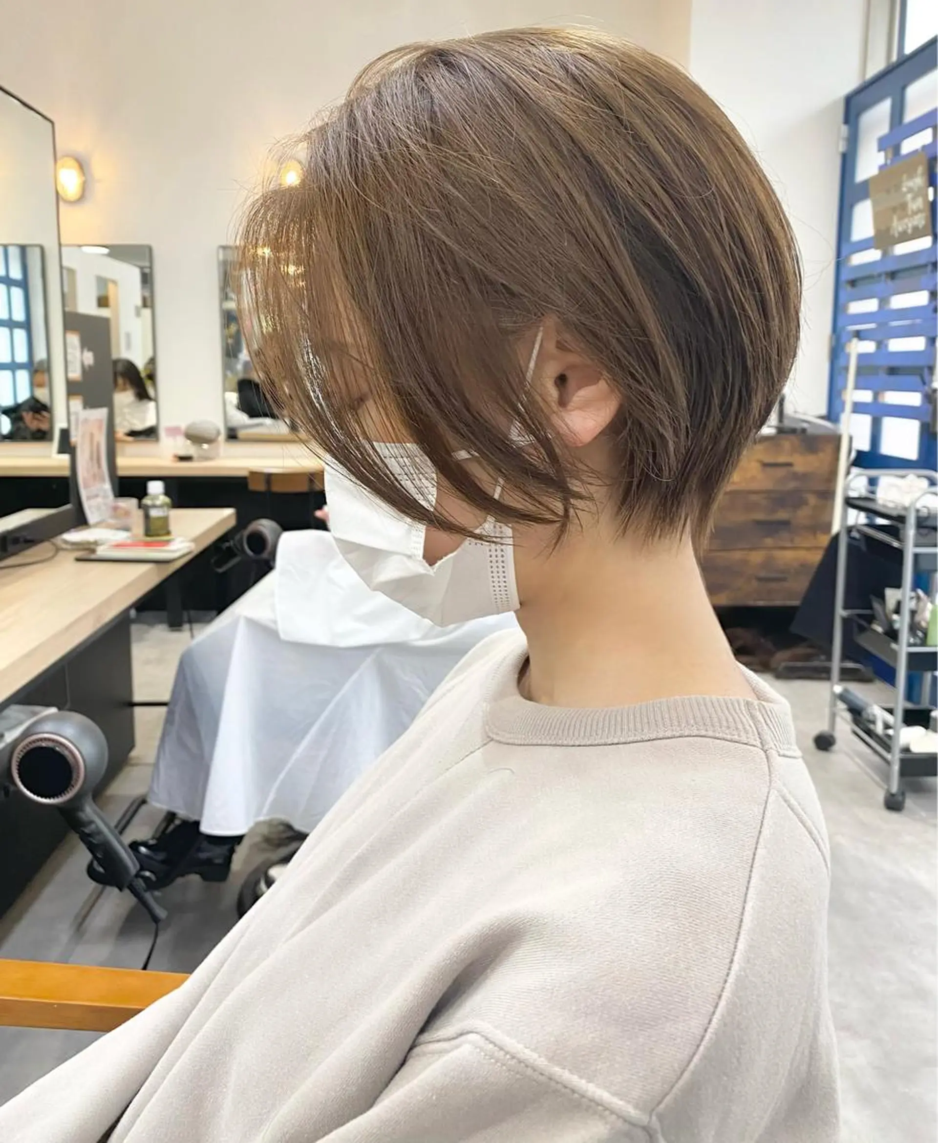 ショート カラー giinii所属・横浜縮毛矯正 ☆渋谷良太のヘアスタイル