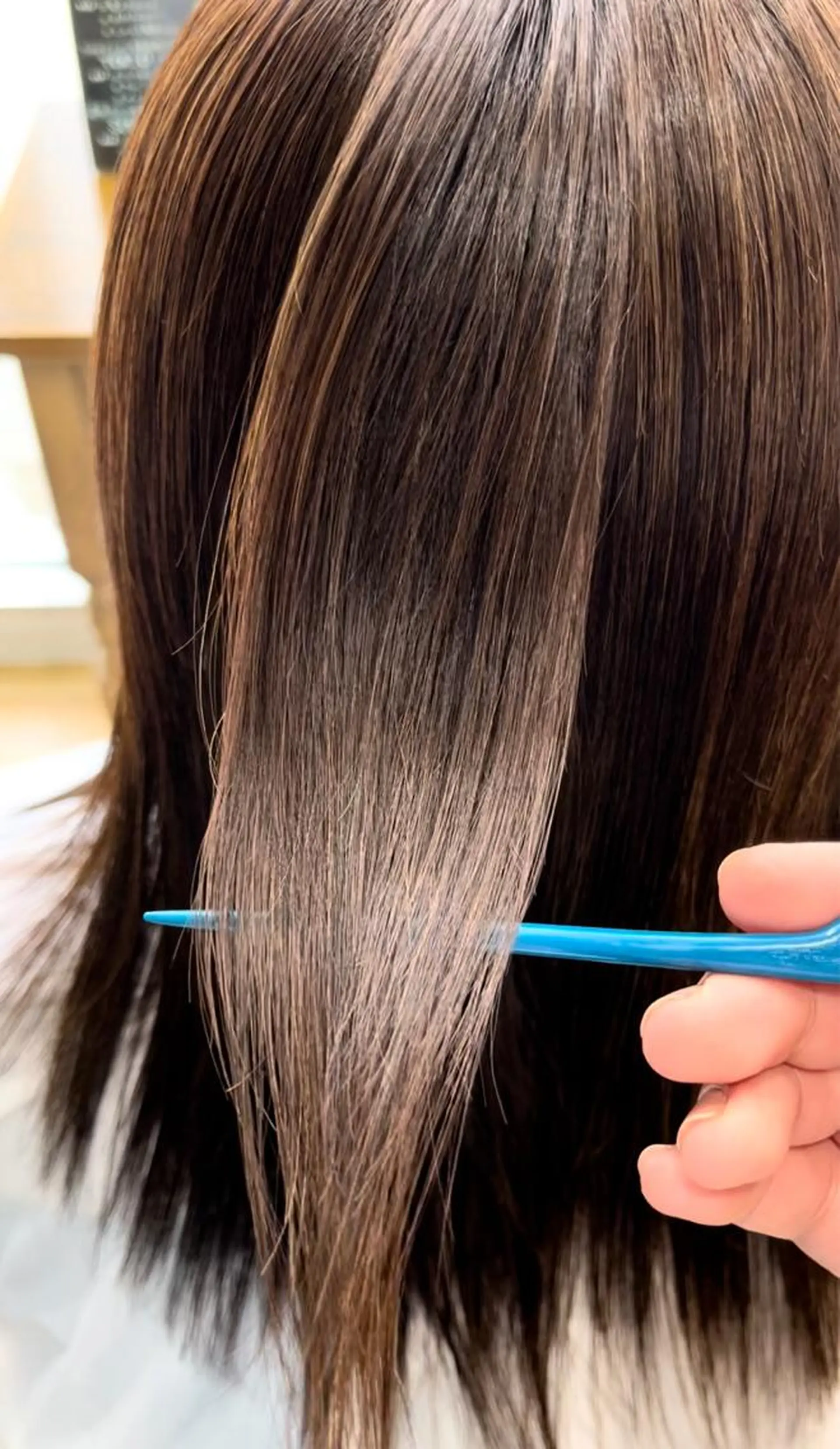 セミロング トリートメント 酸熱トリートメント dot .tokyo所属・中村 彩夏のヘアスタイル