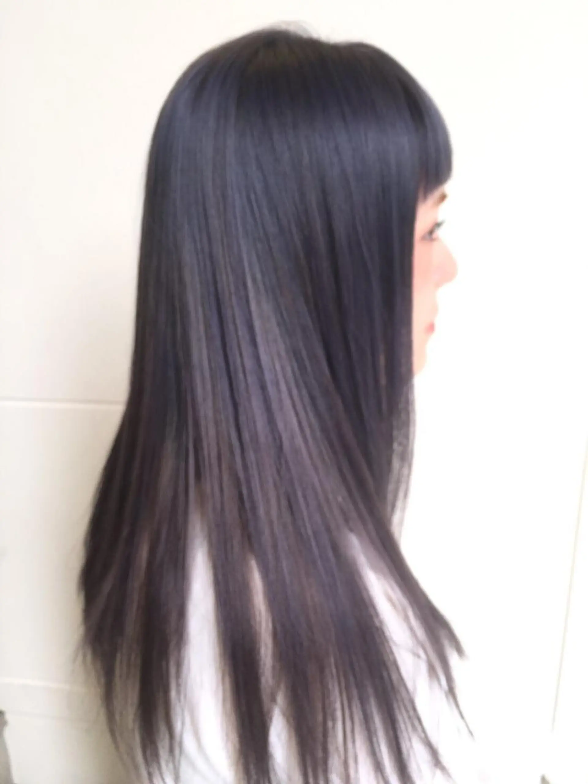 セミロング ロング カラー アッシュ ラベンダーカラー ラベンダーアッシュ 竹嶌 健吾のヘアスタイル