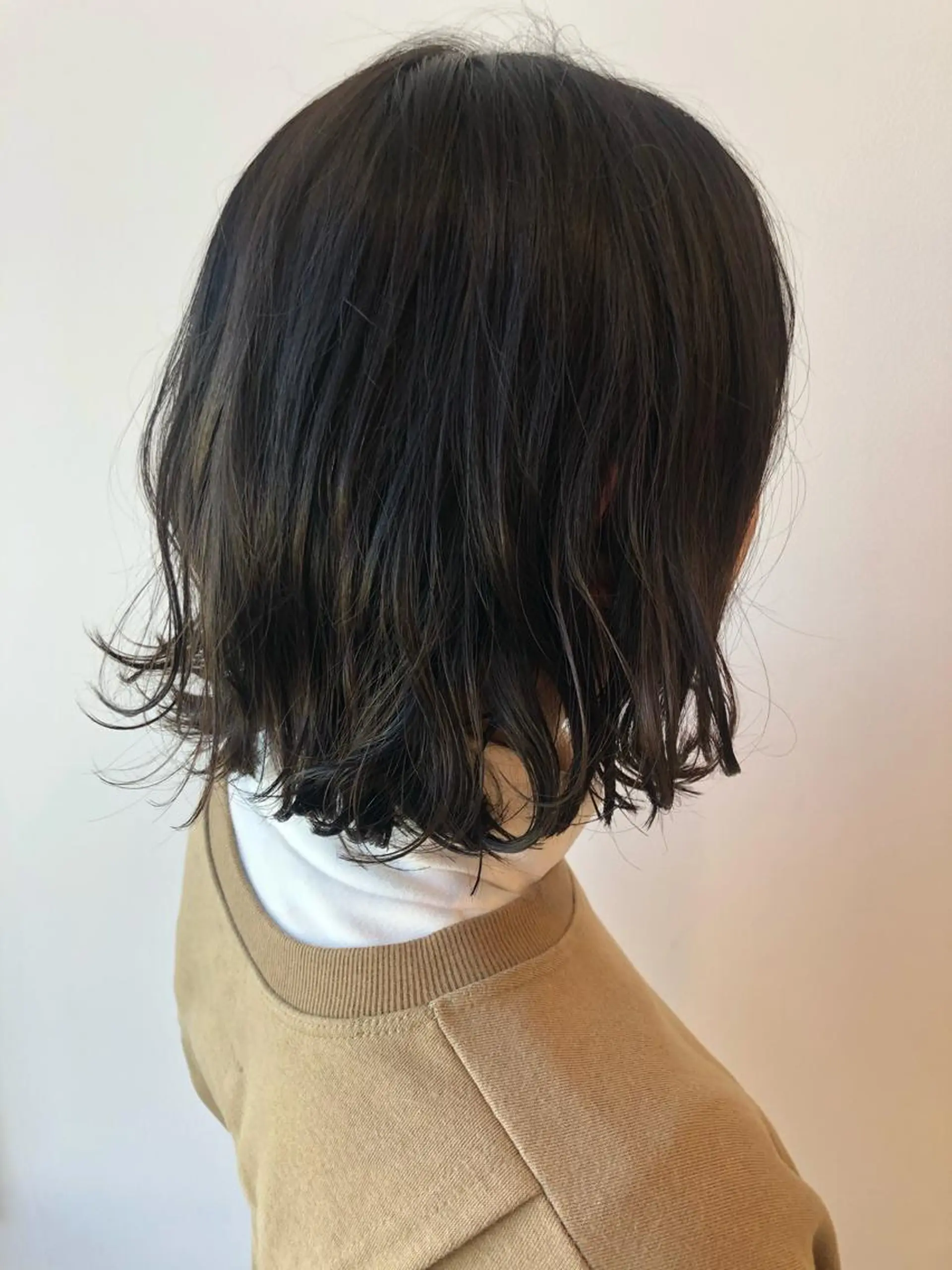 ミディアム ボブ 外ハネヘア ヤマモト マイのヘアスタイル