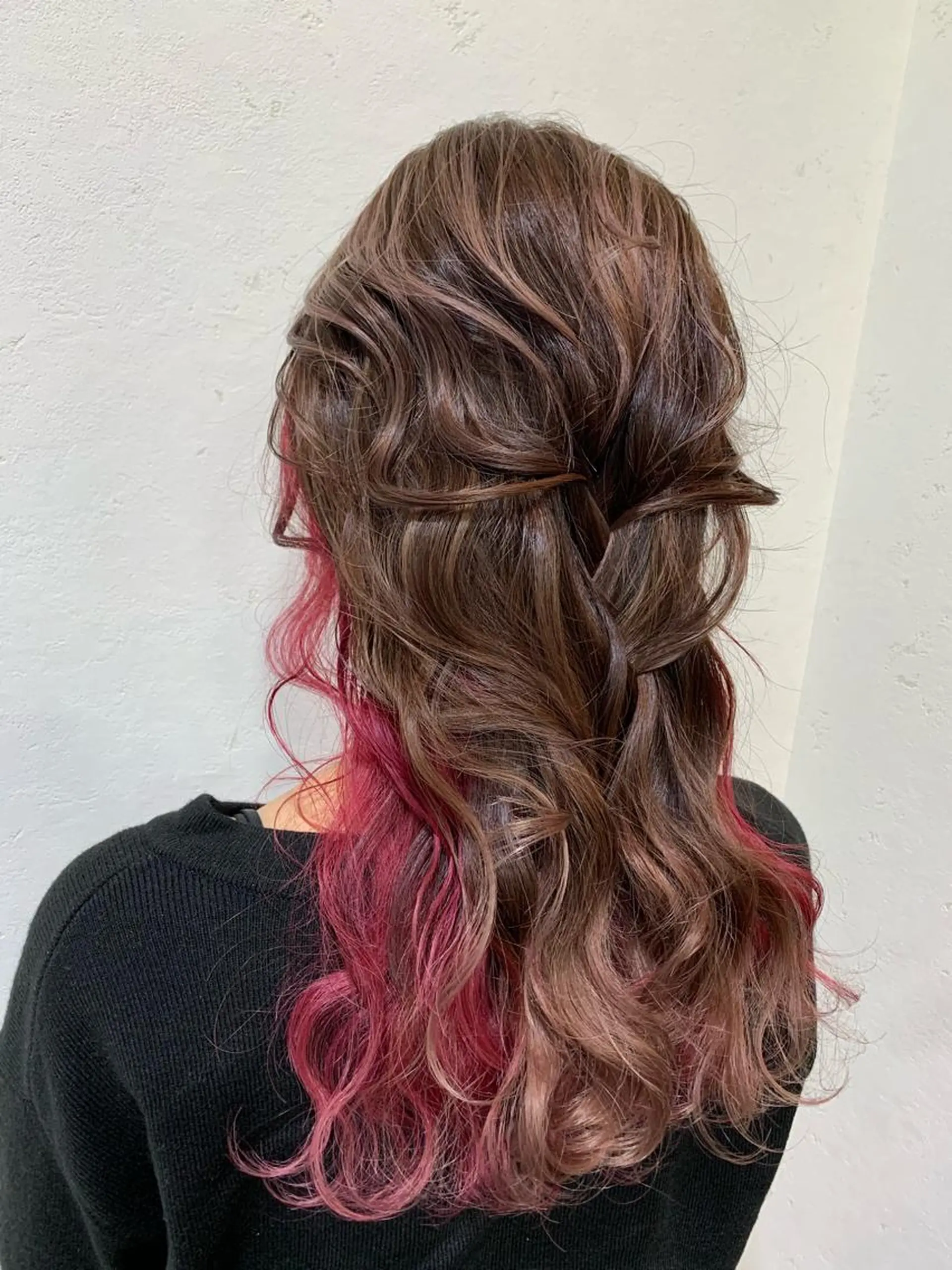 セミロング カラー ヘアカラー トリートメント 天野 開のヘアスタイル