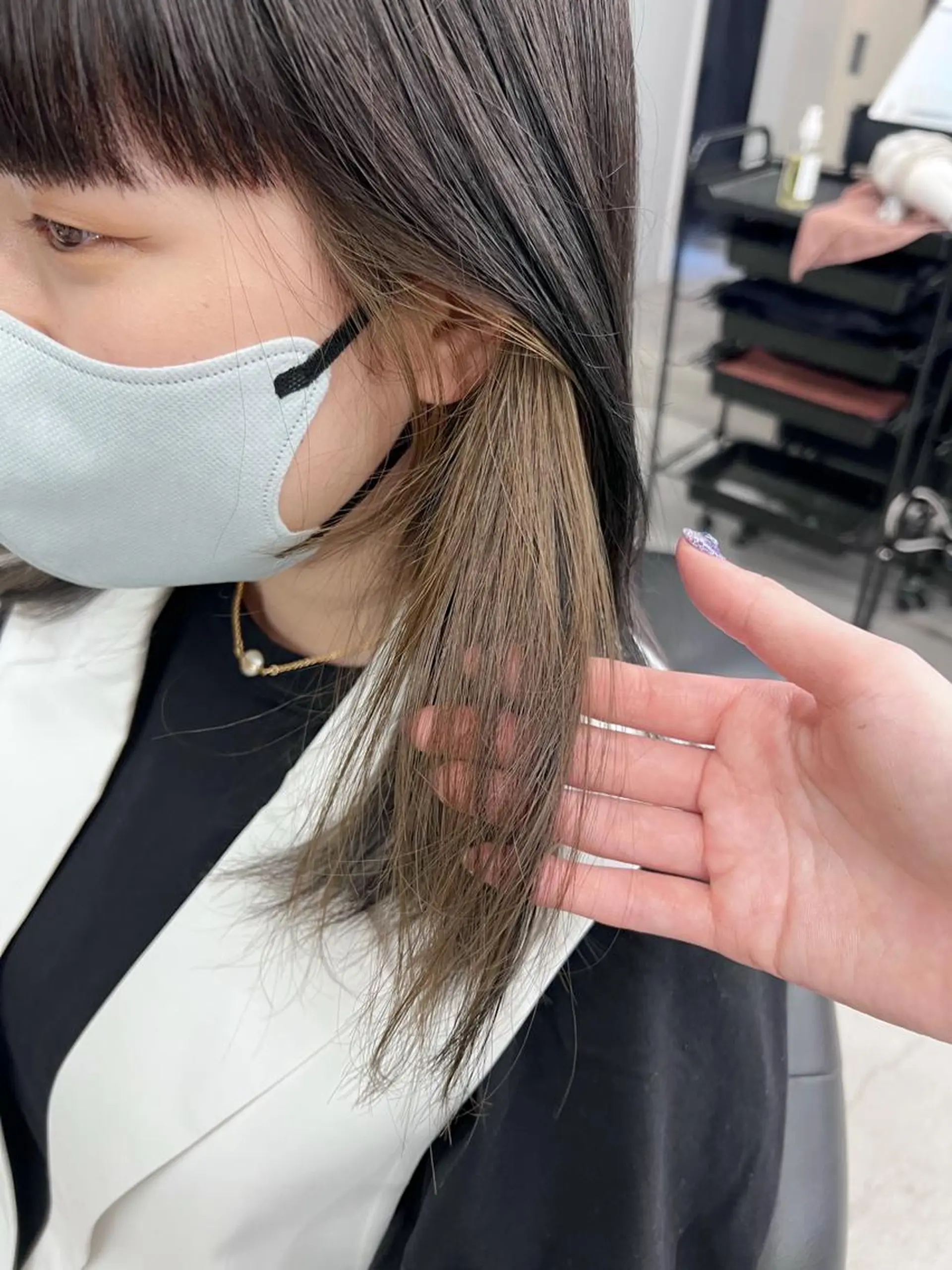 セミロング カラー カット ヘアカラー トリートメント kimika🥑 メンズ/髪質改善のヘアスタイル