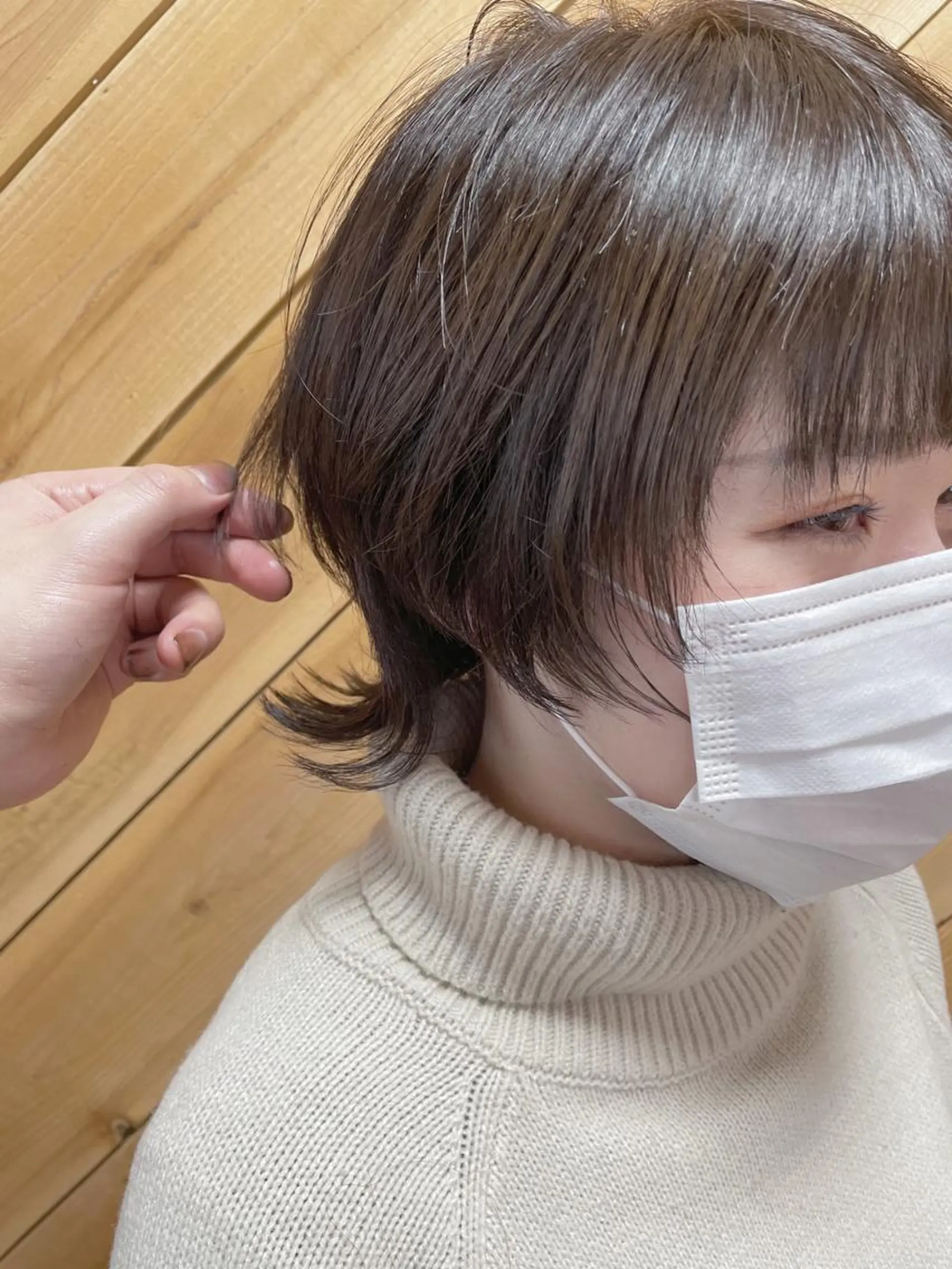 ショート カラー hair salon Ranun髪質改善のヘアスタイル