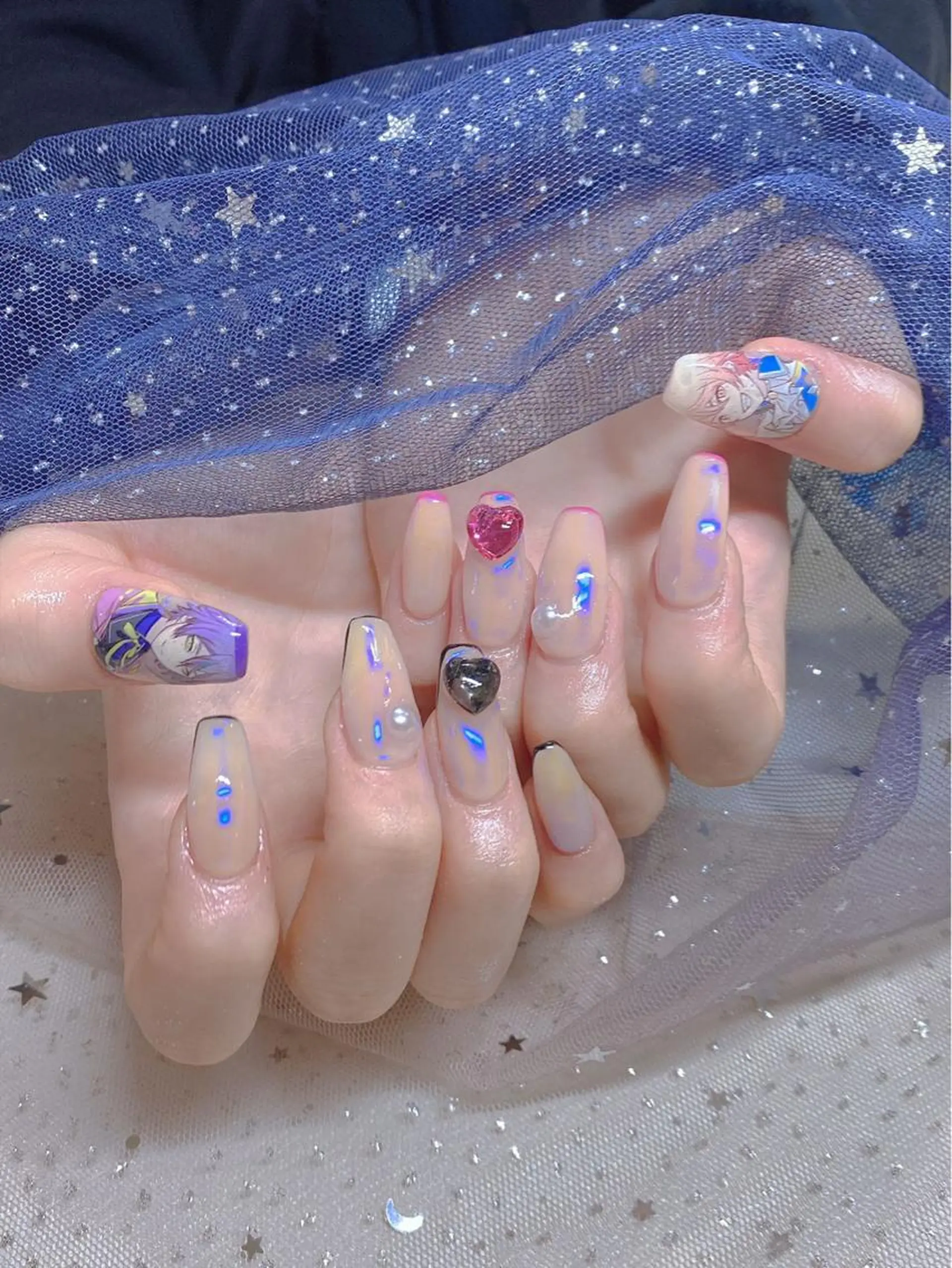 ネイル アートネイル 長さだし専門店 M2　rikaのネイルデザイン