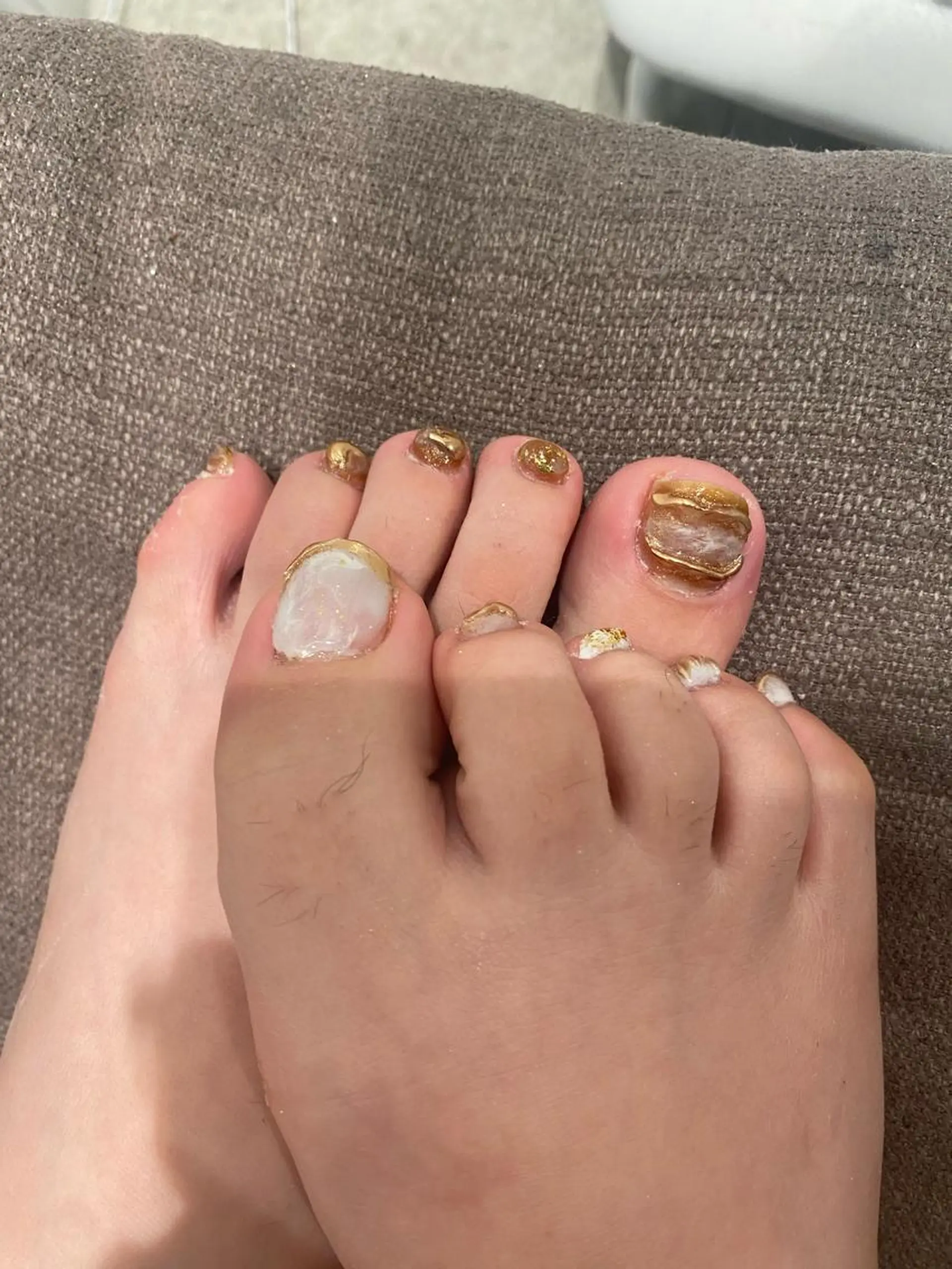 ネイル ニュアンスネイル フットネイル HARE &nail ☪️remiのヘアスタイル