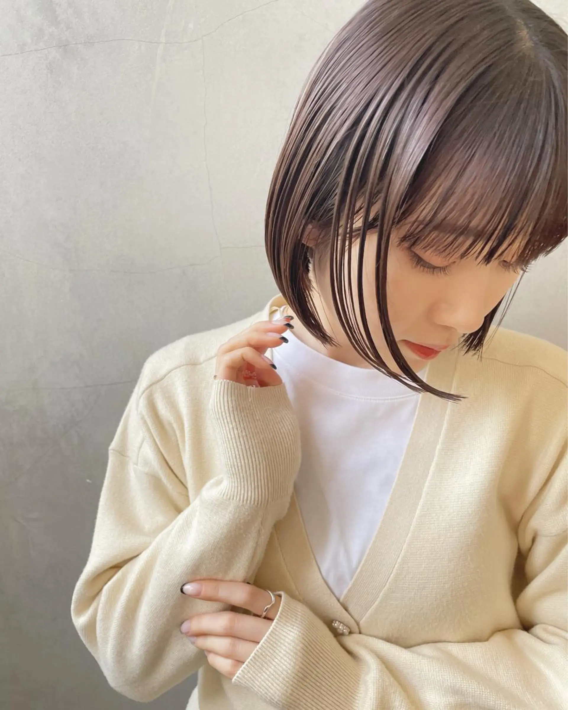 ミディアム カラー 🫧透明感ヘア🫧 🧸竹花　彩希🧸のヘアスタイル