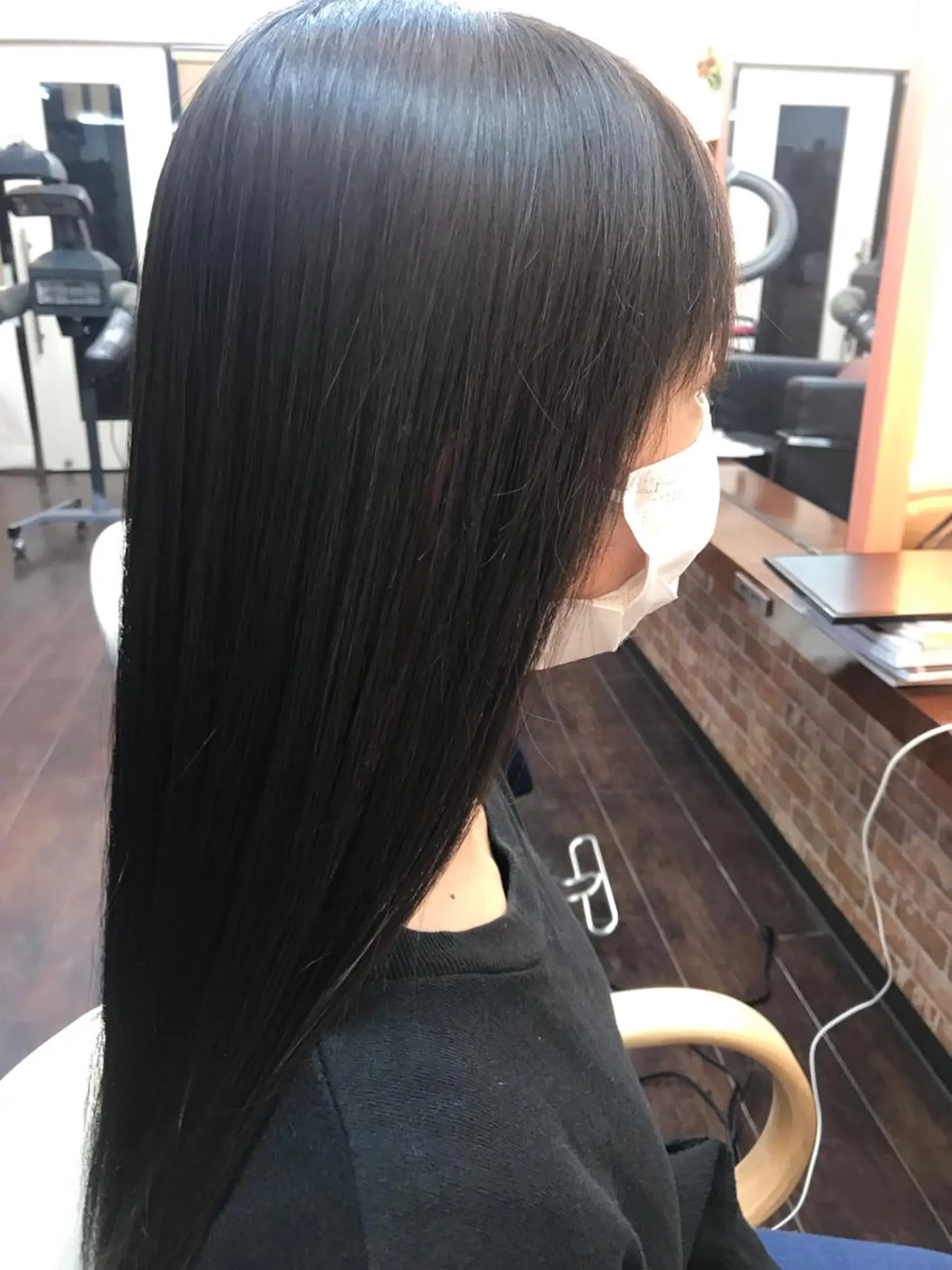 ロング パーマ 桧山 真のヘアスタイル