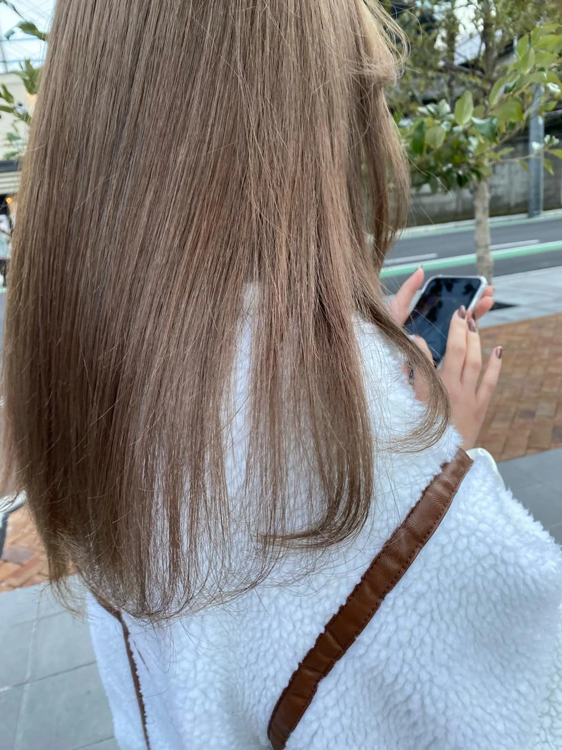 ロング カラー Joule銀座 石山あやのヘアスタイル