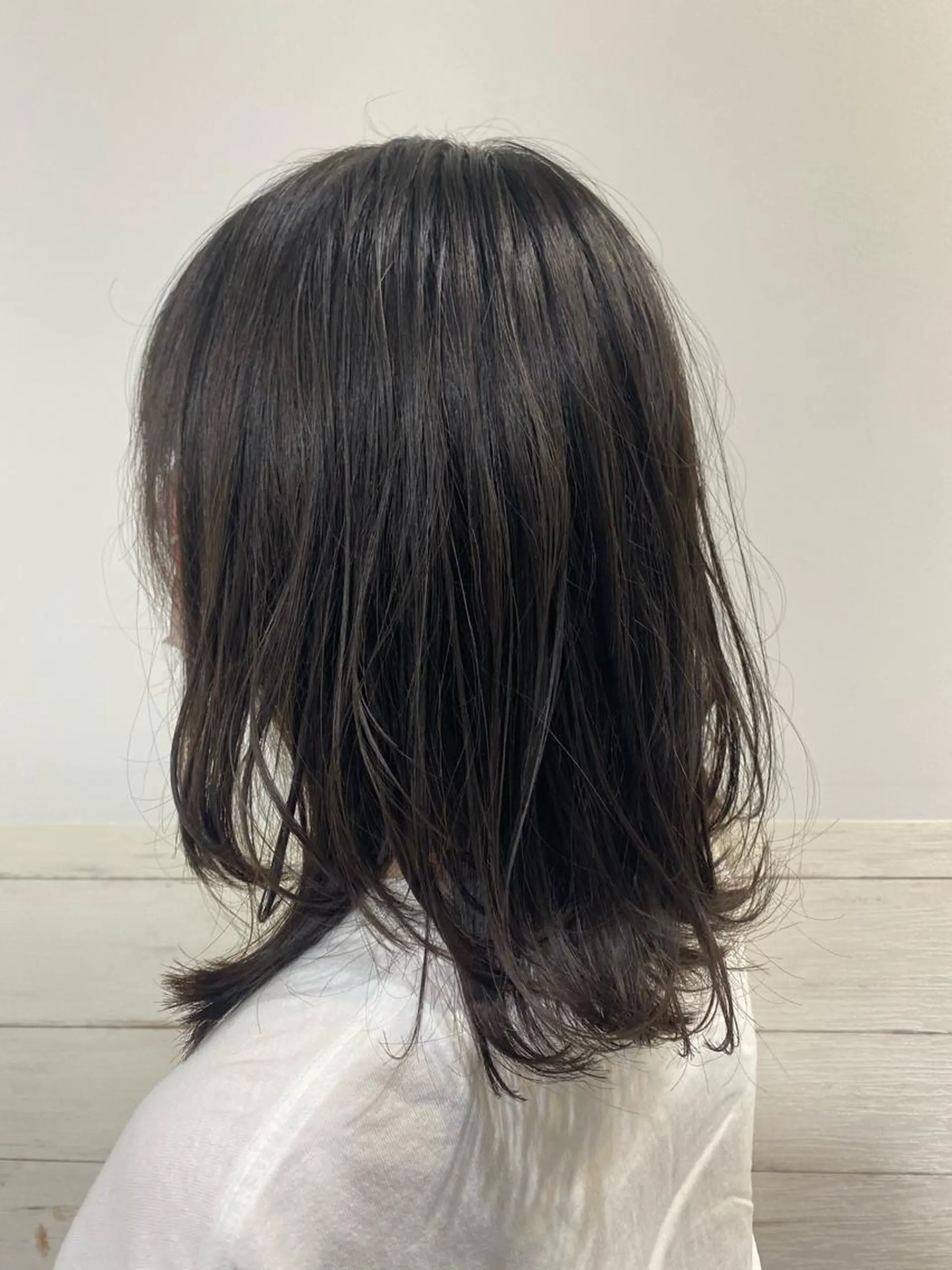 ミディアム カラー ブリーチ 透明感カラー ブリーチなしカラー ✨髪質改善特化✨ HAJIMEのヘアスタイル