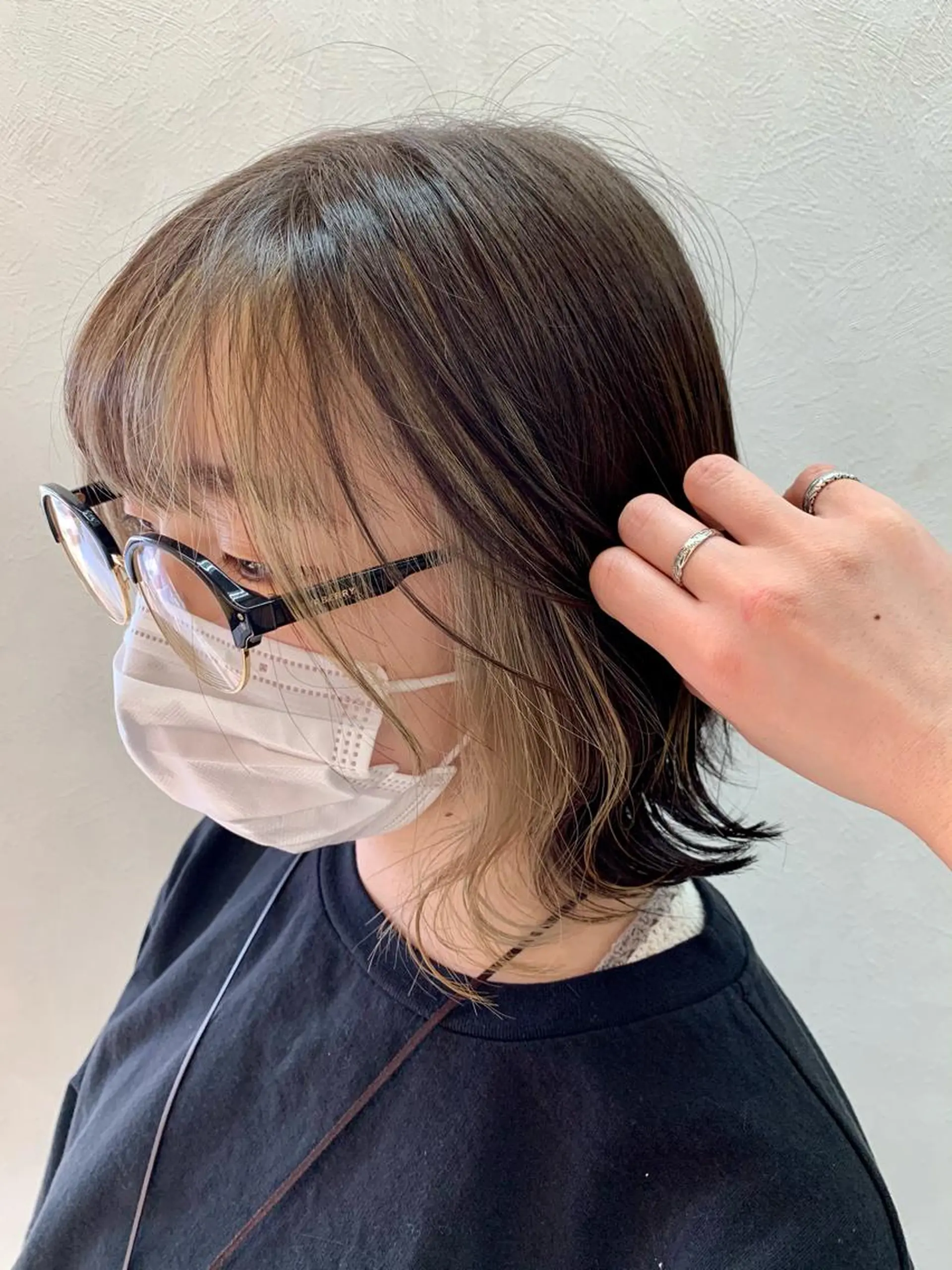 ショート カラー 顔周りカット カット ヘアカラー トリートメント 加藤（旧姓　今竹） 遥花のヘアスタイル