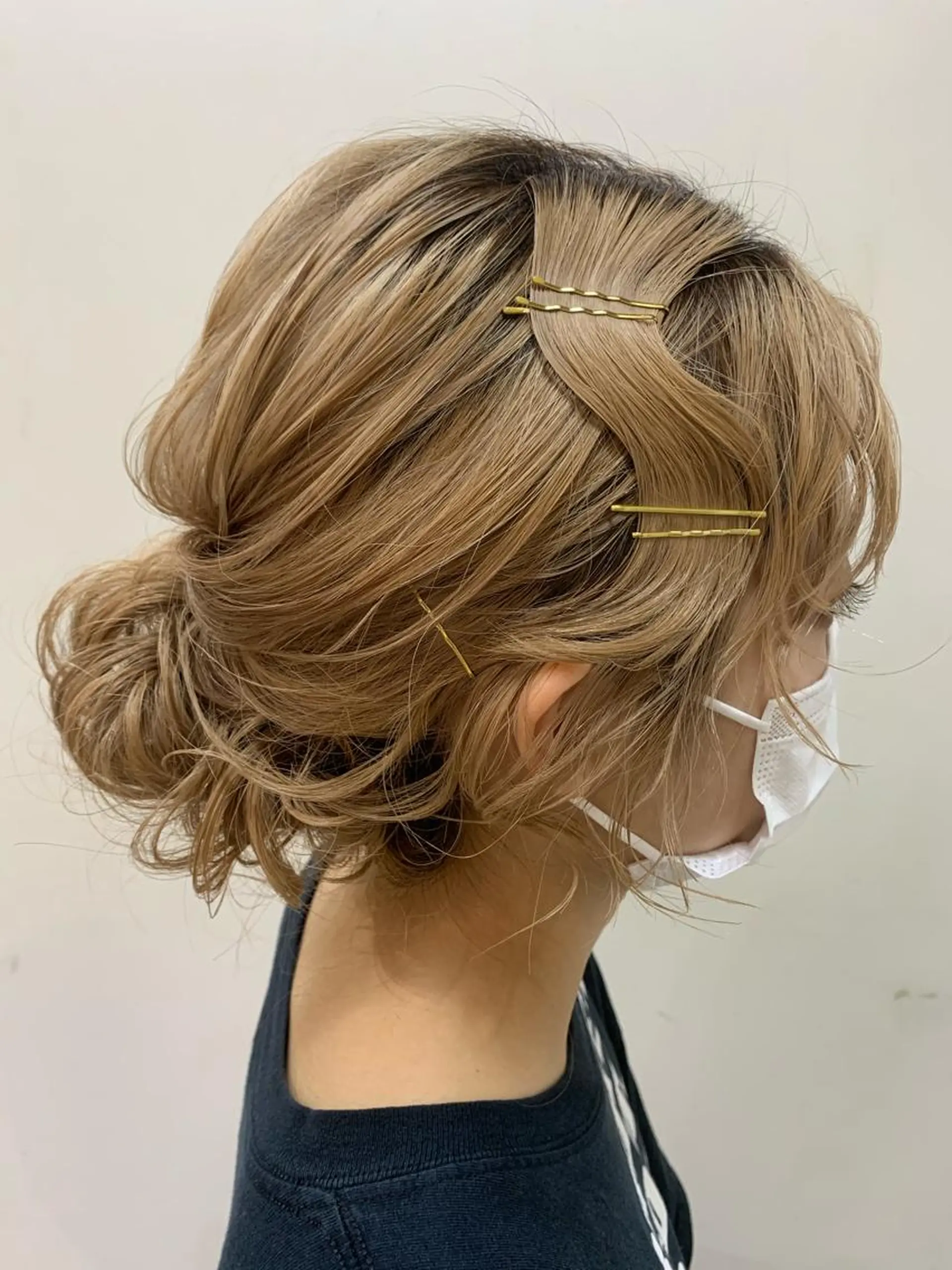 ミディアム 平野 優奈のヘアスタイル