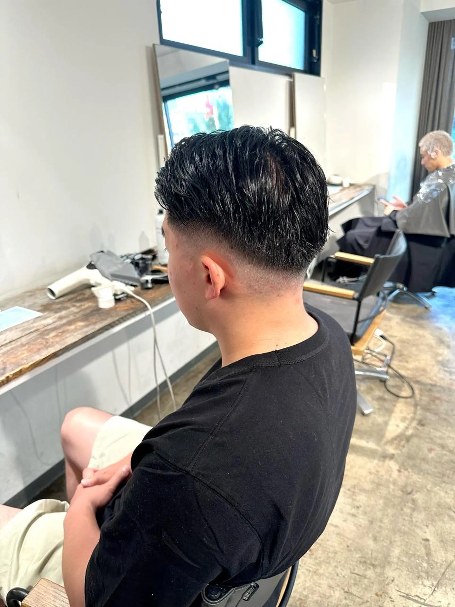 メンズ フェードカット マッシュ メンズパーマ スキンフェード メンズツイストパーマ カット 骨格補正施術/メンズ 専門美容師/YUYAのヘアスタイル