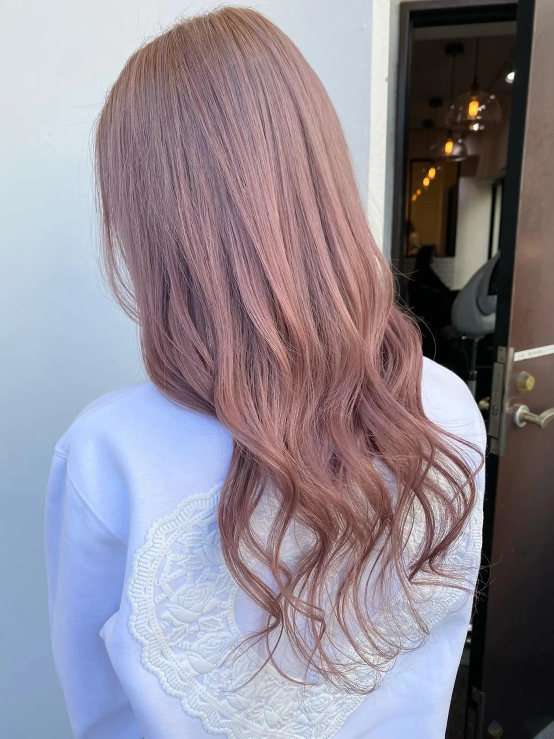 ロング カラー パーマ ヘアアレンジ メンズ キッズ ショートボブ メンズブリーチ ブリーチ ケアブリーチ ダブルカラー ヘアカラー トリートメント 艶ピンク*ヘアセット 🌙shioriのヘアスタイル