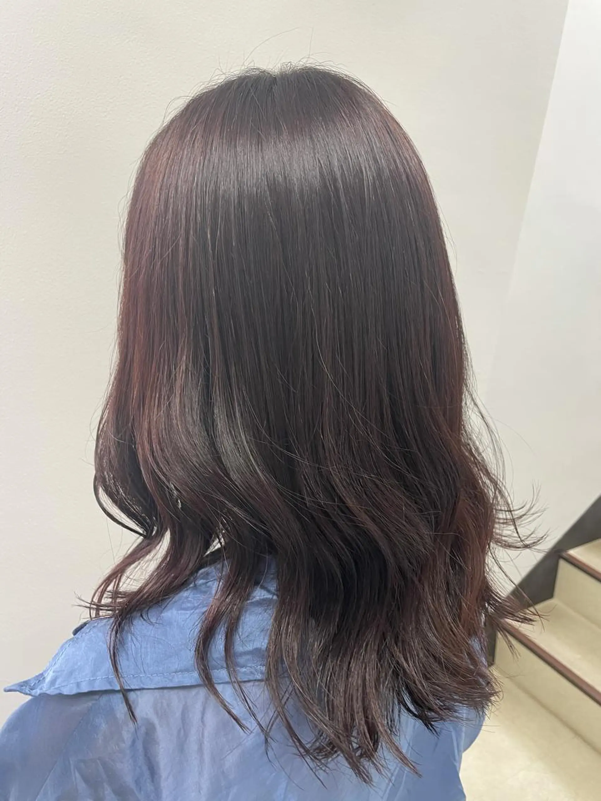 セミロング *モデル募集🤍横浜 透明感カラー🫧のヘアスタイル