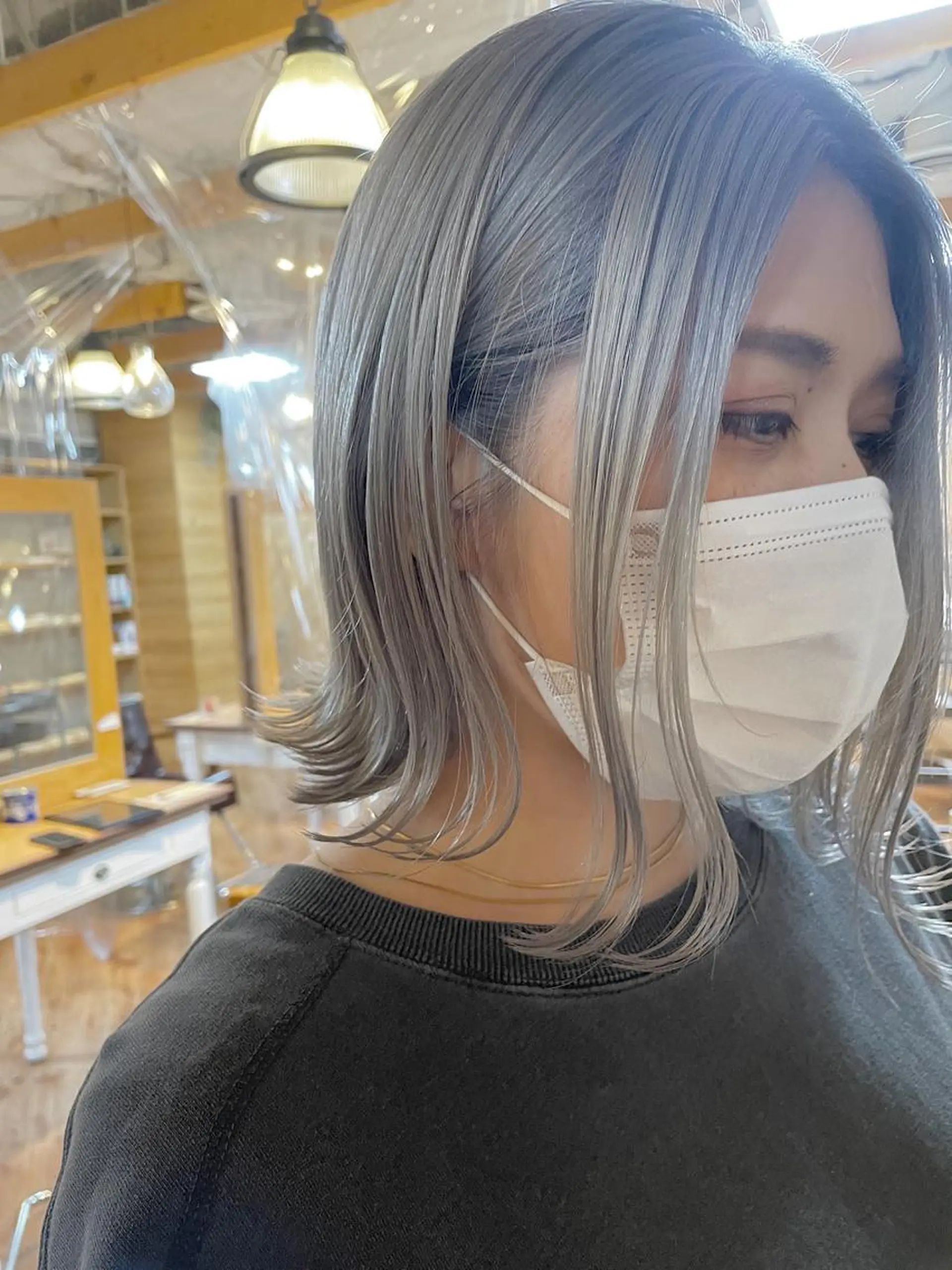 ミディアム カラー hair salon Ranun髪質改善のヘアスタイル