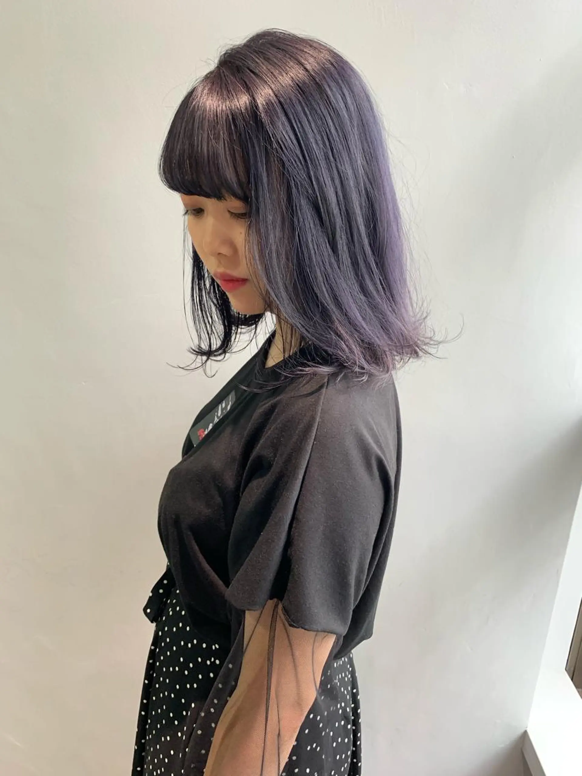 ミディアム カラー カット ヘアカラー トリートメント ヘアセット 🍃柔らかヘアー田中 瑞希🍃のヘアスタイル