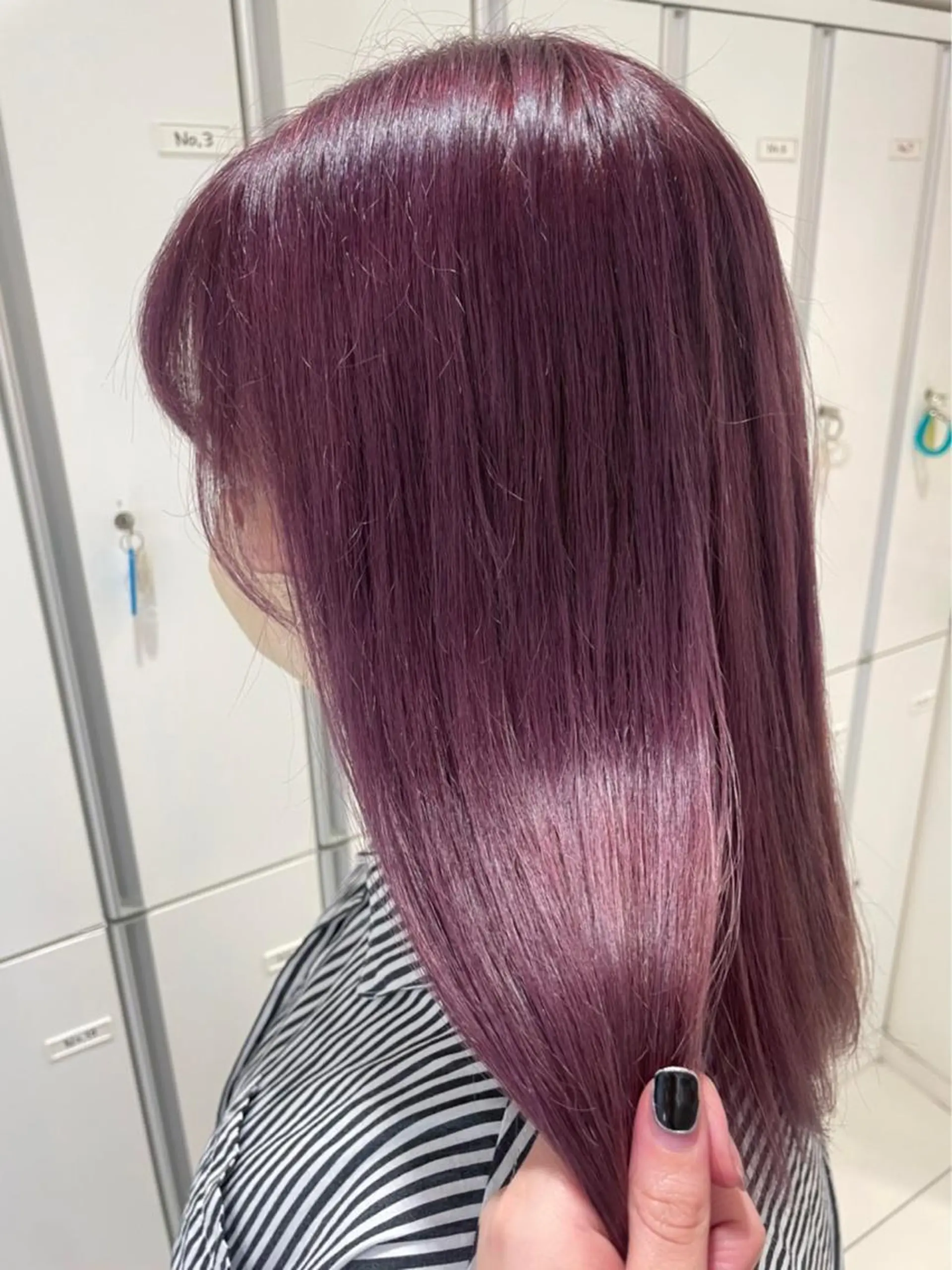 カラー ラベンダーカラー Wカラー🎀/ 韓国風/TOMOMIのヘアスタイル