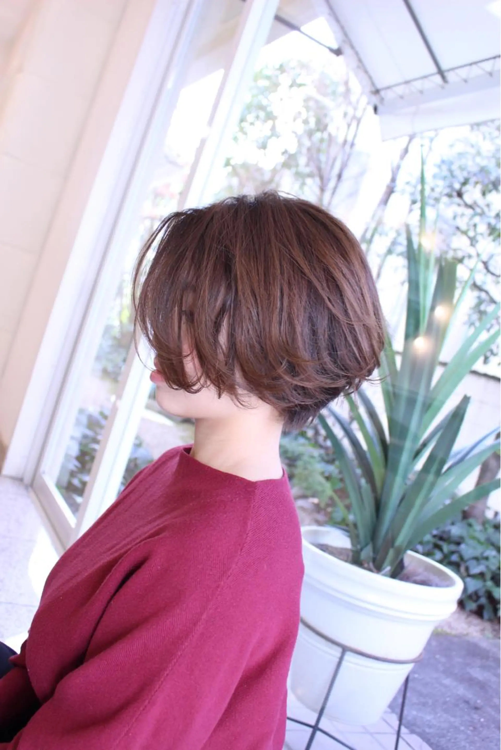 ショート ショートボブ ボブ ショートヘア ☕️ベージュカラー 内藤光哉☕️のヘアスタイル