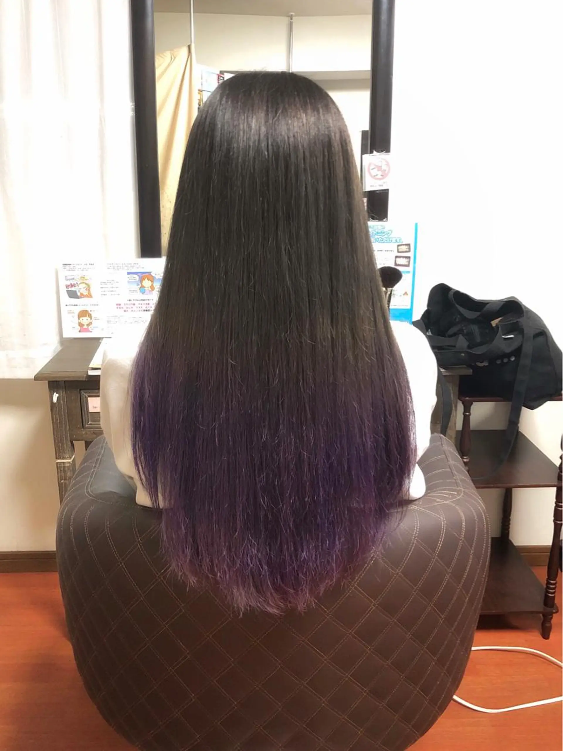 ロング カラー ブリーチ 是枝 さくらのヘアスタイル