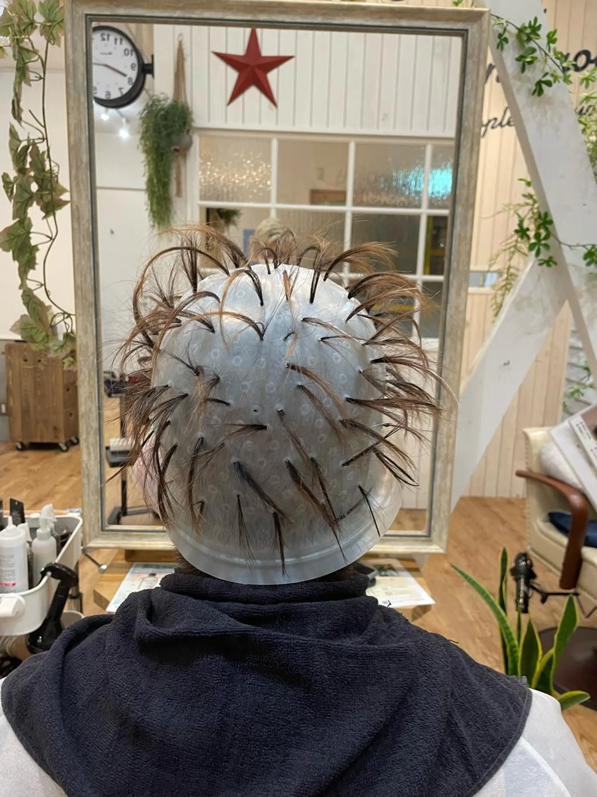 カラー ボブ、レイヤー、 ハイトーン、古淵のヘアスタイル