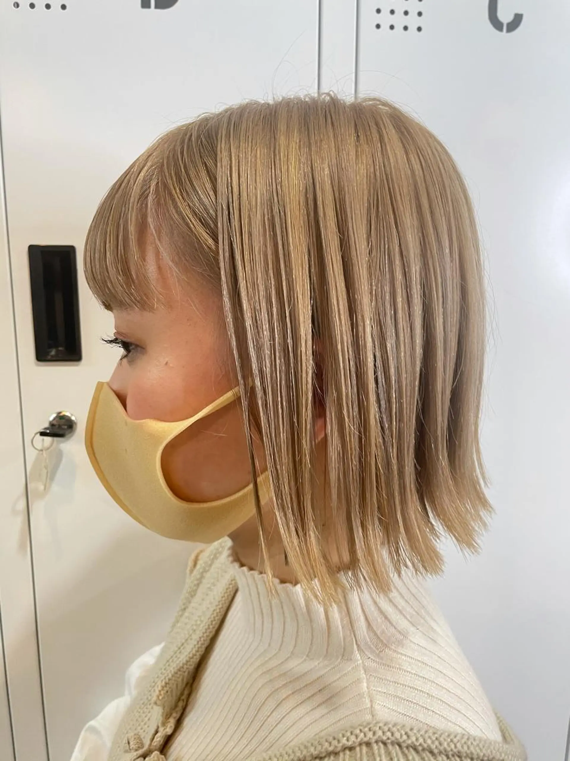 ショート パーソナルカラー 藤本夢のヘアスタイル