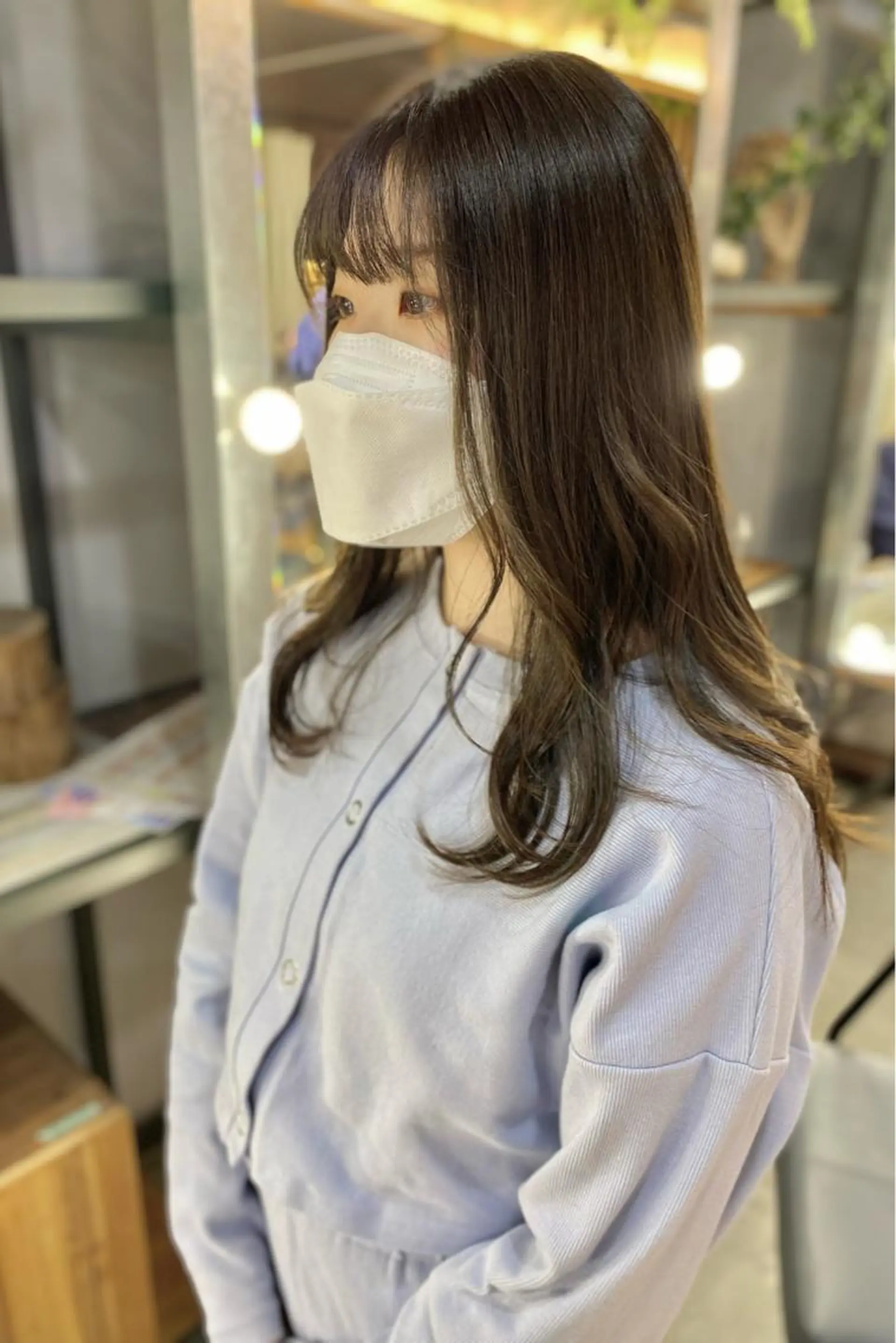 ロング カラー 菊地 紗矢のヘアスタイル