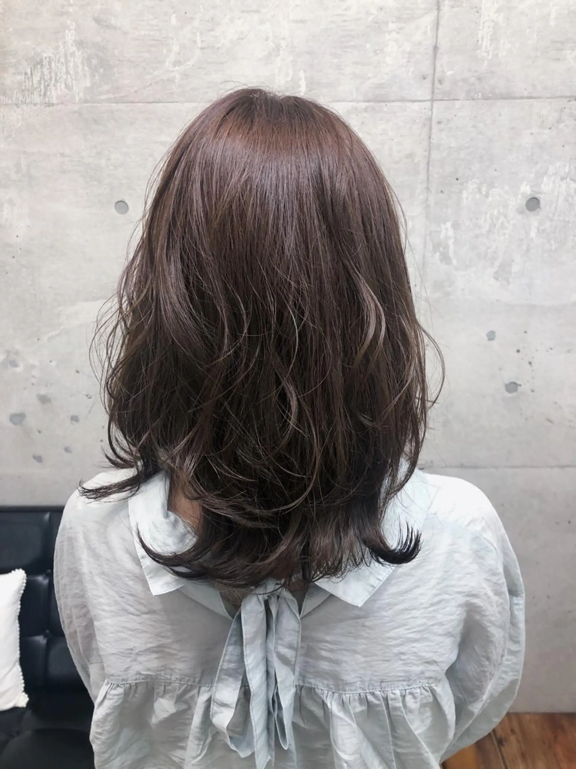 セミロング カット ヘアカラー トリートメント MeL 横浜/ MIHOのヘアスタイル