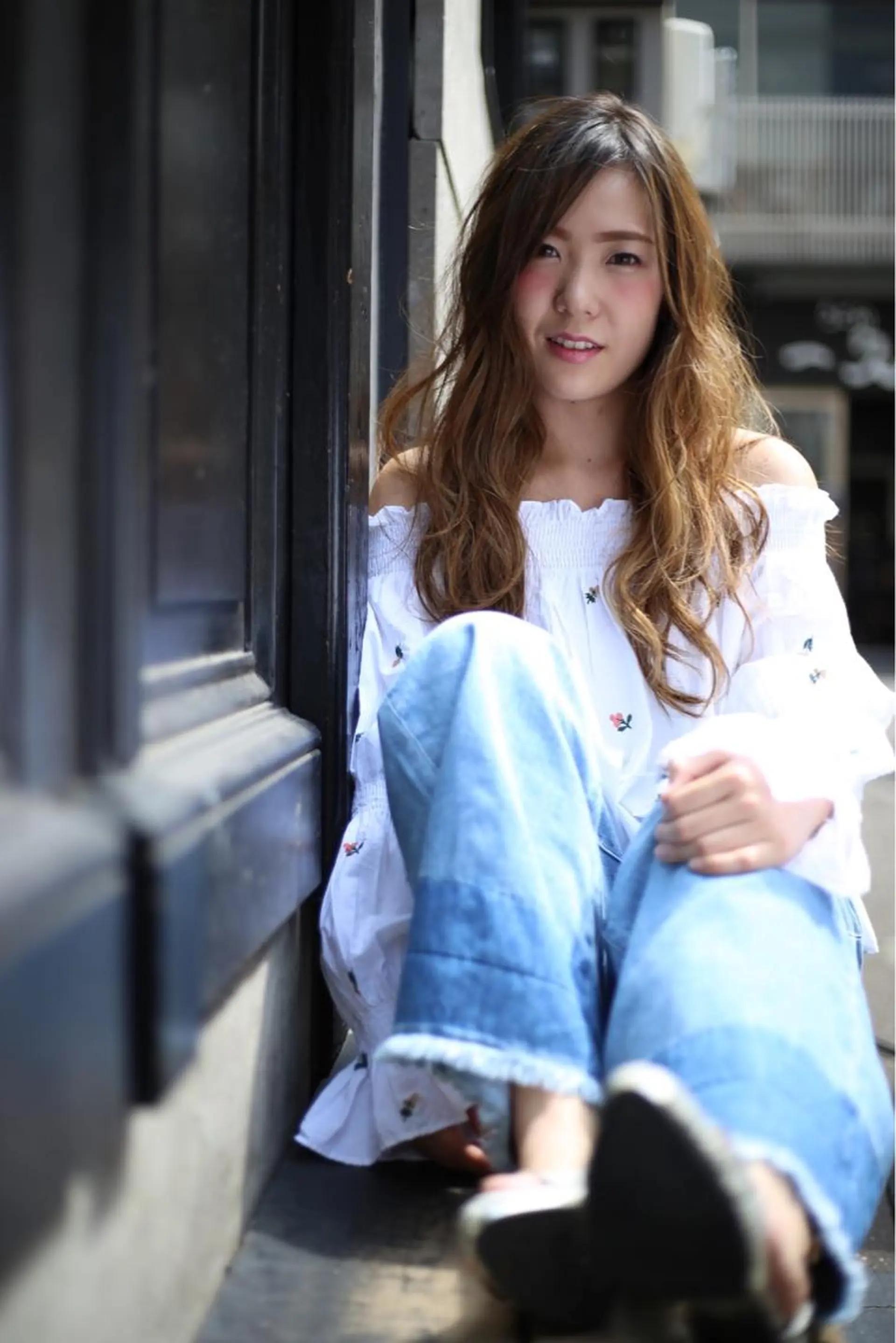 ロング カラー 平川 友希子のヘアスタイル