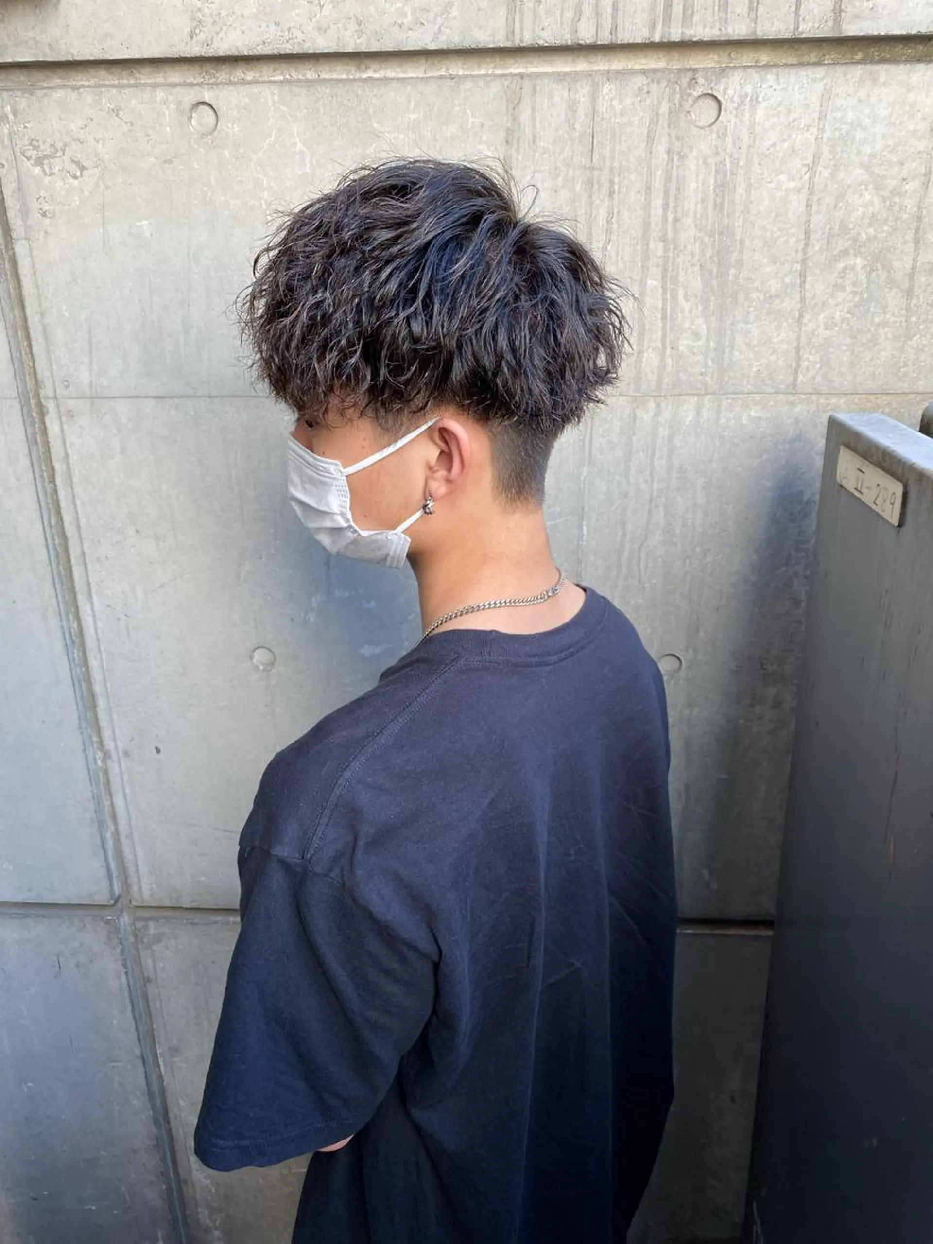 ショート パーマ メンズ レディースカット いからしゆうたのヘアスタイル