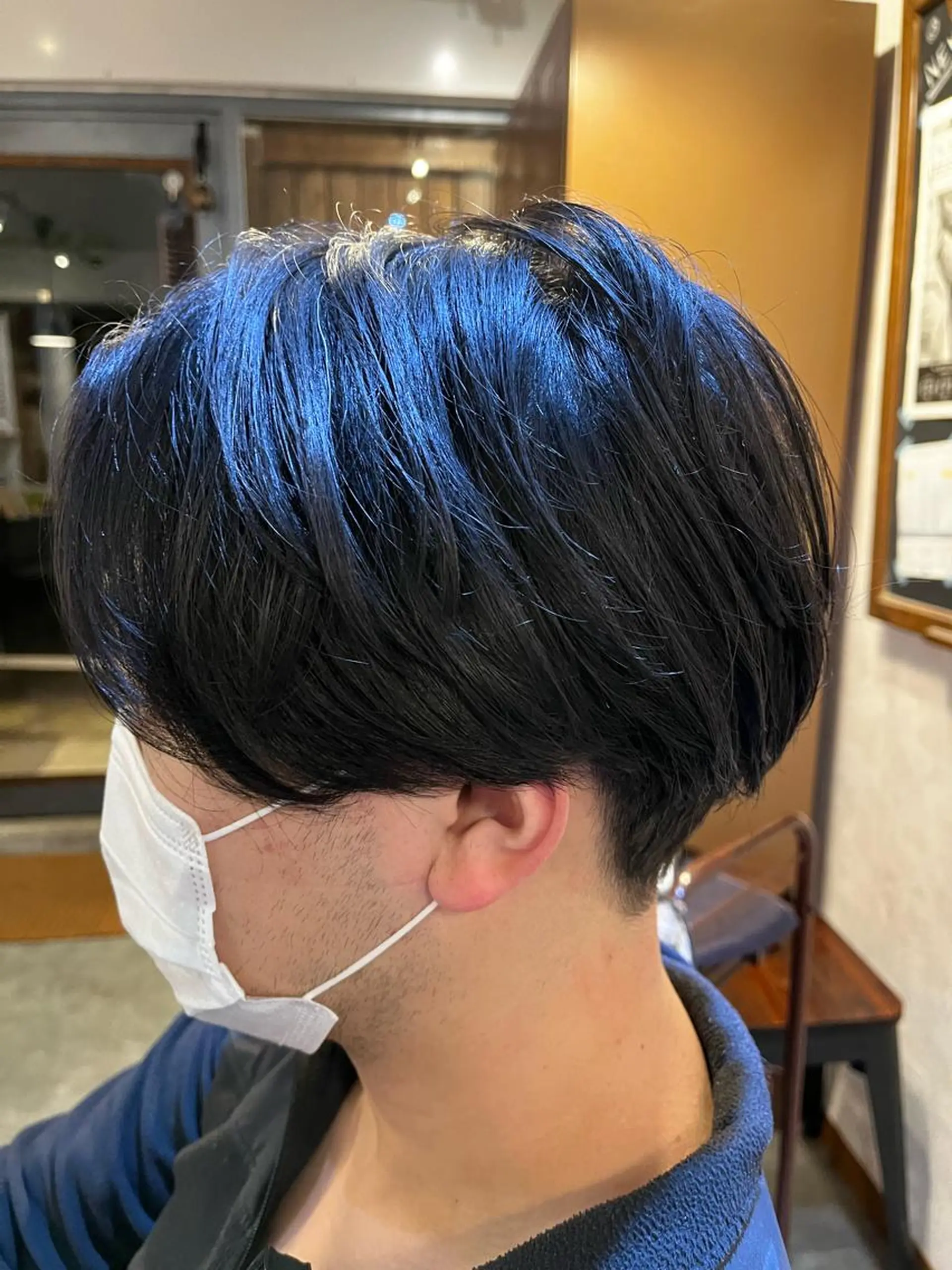 ショート メンズ センターパート メンズ韓国風 韓国風ヘア Hair   relaxation drop大森所属・佐藤槙哉 サトウシンヤのヘアスタイル