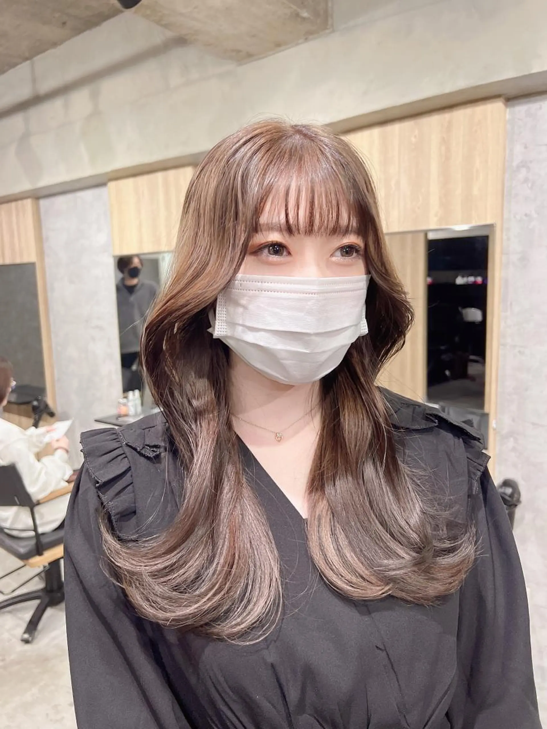 ロング カラー 韓国レイヤー/ 顔周り💕田中将吾のヘアスタイル