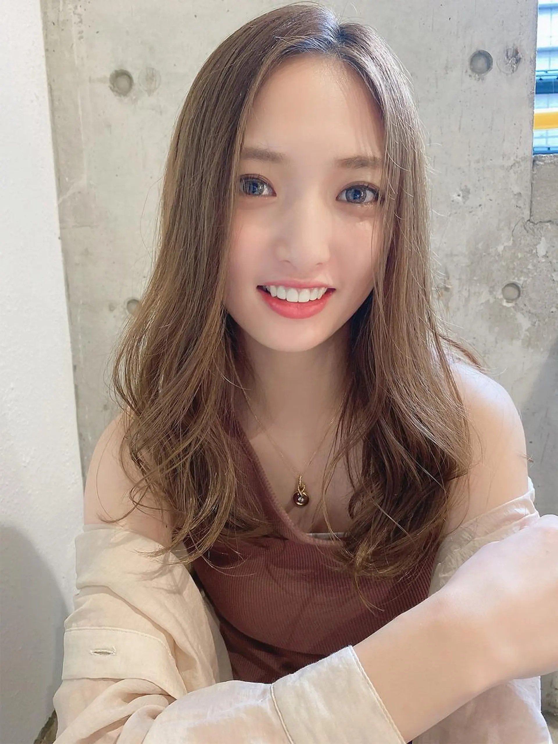 ミディアム カット ヘアカラー トリートメント ルービック 奈良のヘアスタイル