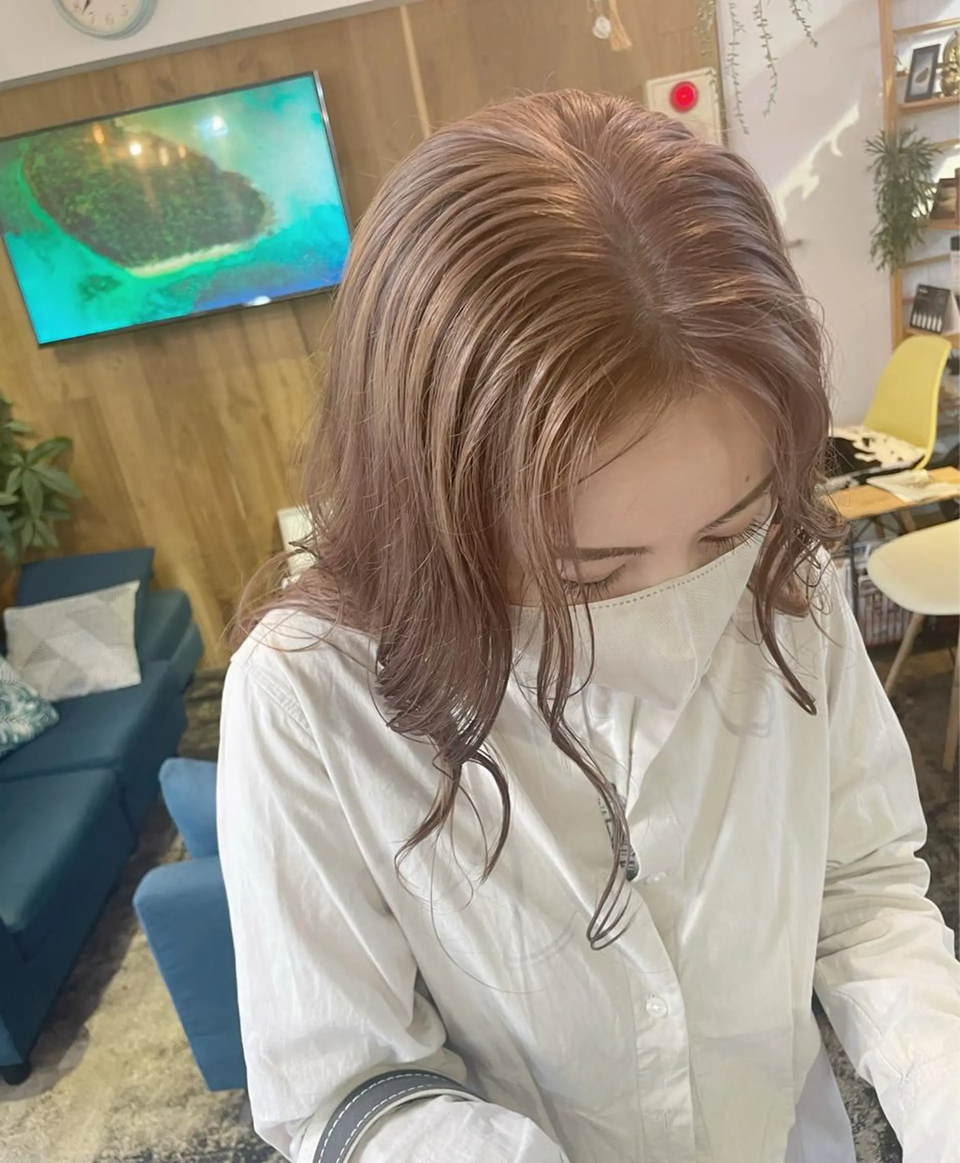 セミロング ふわっとレイヤー 🪽スガヤハルミのヘアスタイル